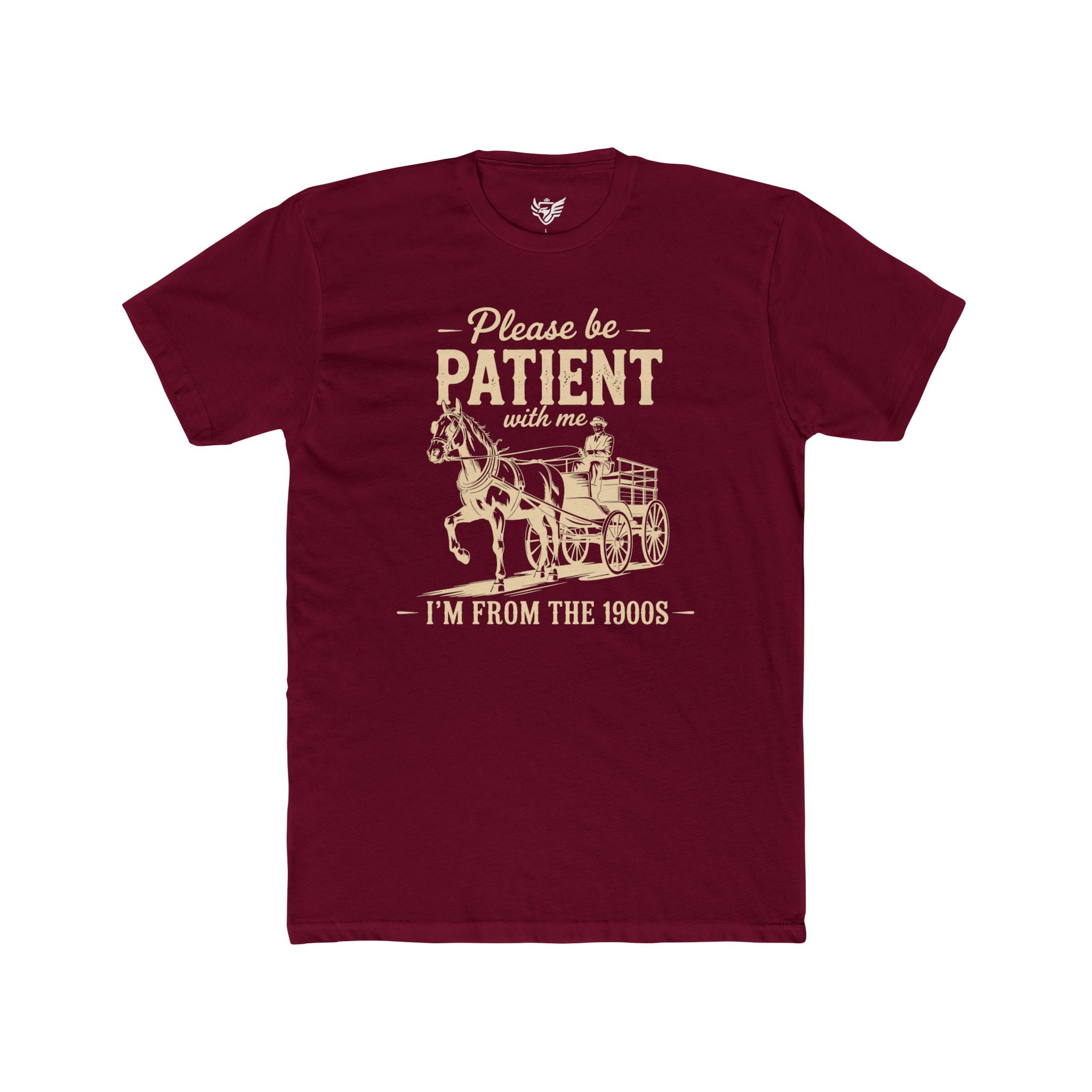 Please Be Patient With Me I'm From the 1900s Cotton Crew Tee