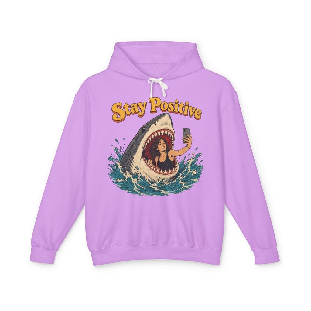 Stay Positive Lightweight Hooded Sweatshirt