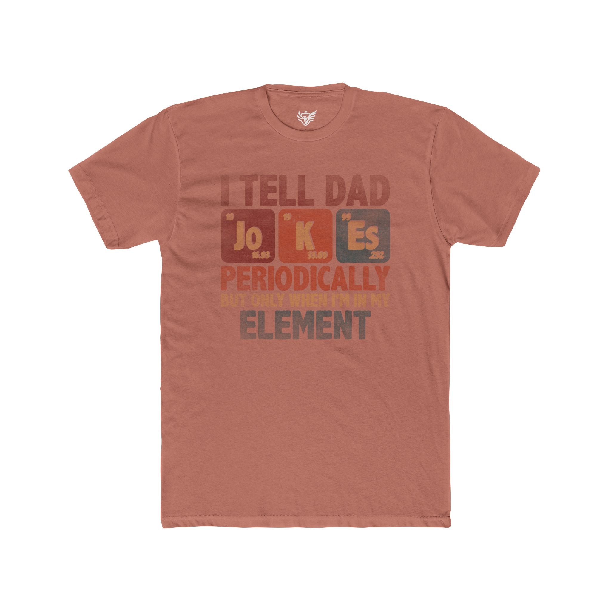 Dad Jokes Periodically Cotton Crew Tee