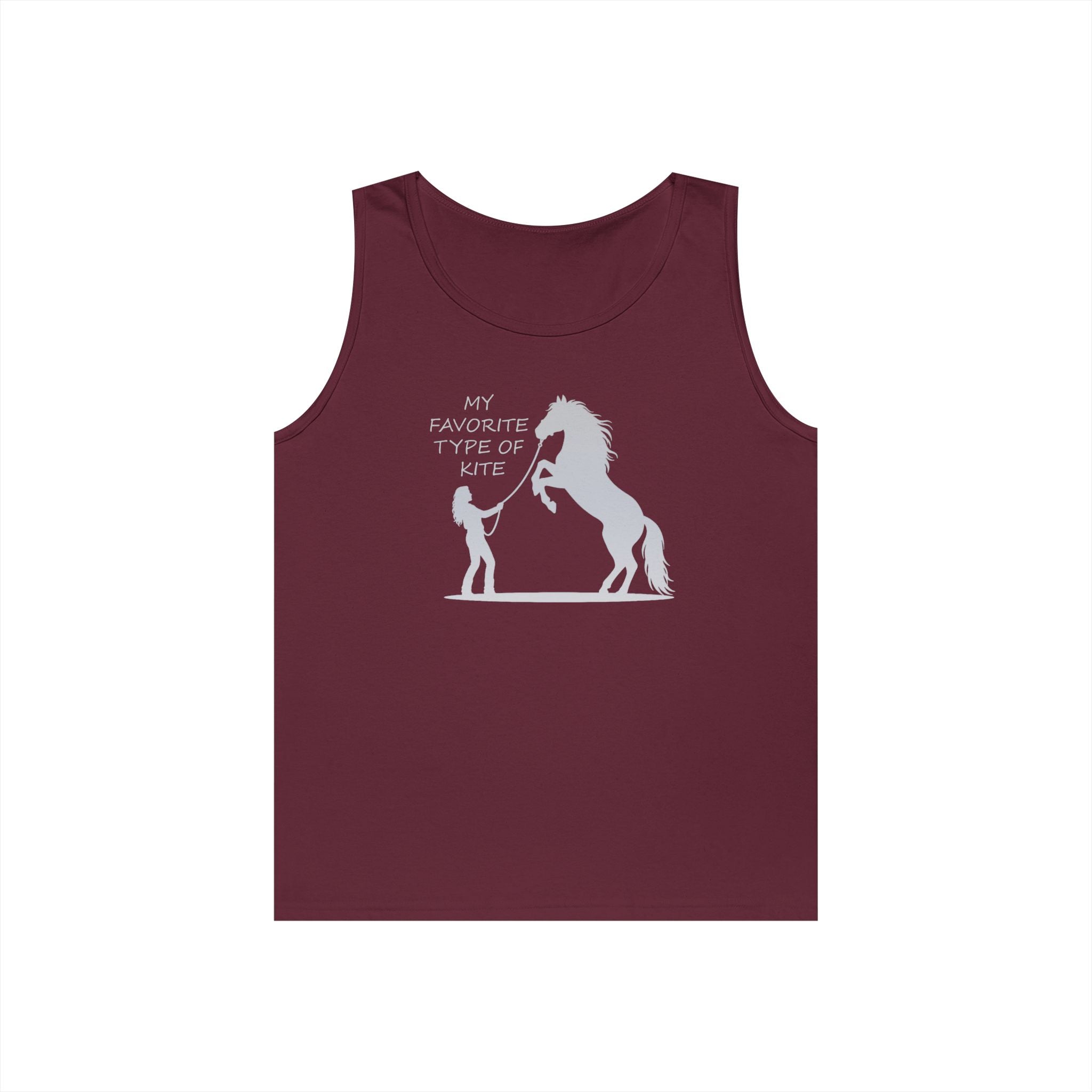 My Favorite Type of Kite Heavy Cotton Tank Top