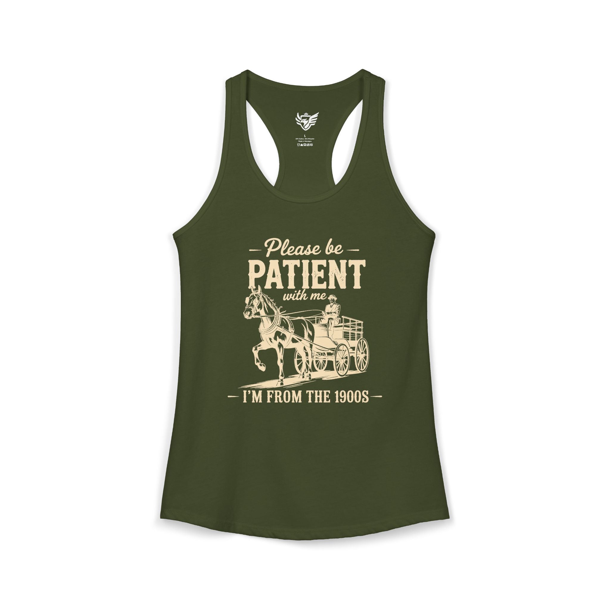 Please Be Patient With Me I'm From the 1900s Ideal Racerback Tank