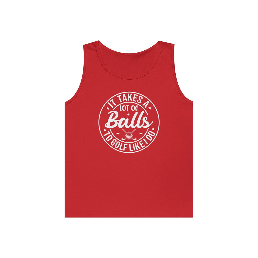 Golf Like I Do Heavy Cotton Tank Top