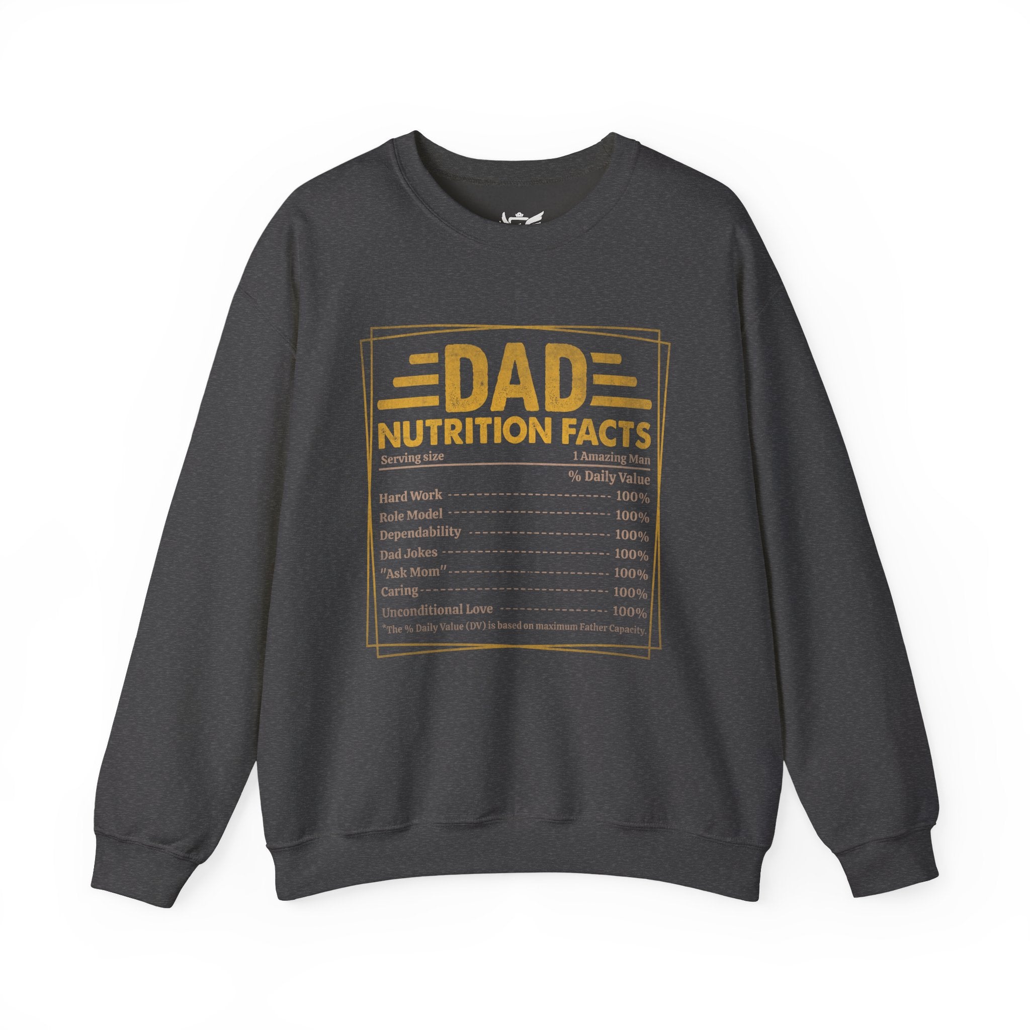 Dad Nutrition Facts Heavy Blend™ Crewneck Sweatshirt
