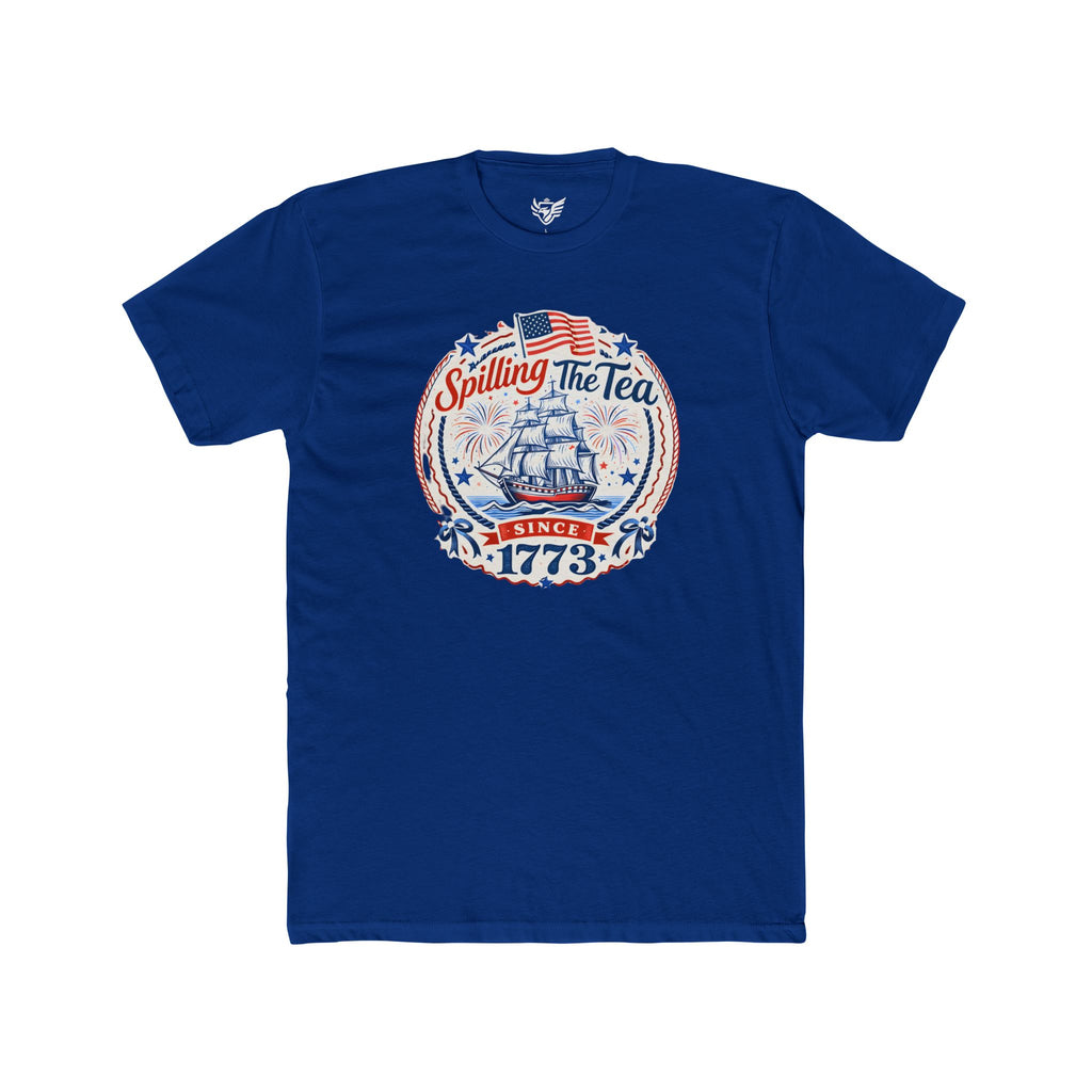 Spilling The Tea Cotton Crew Tee