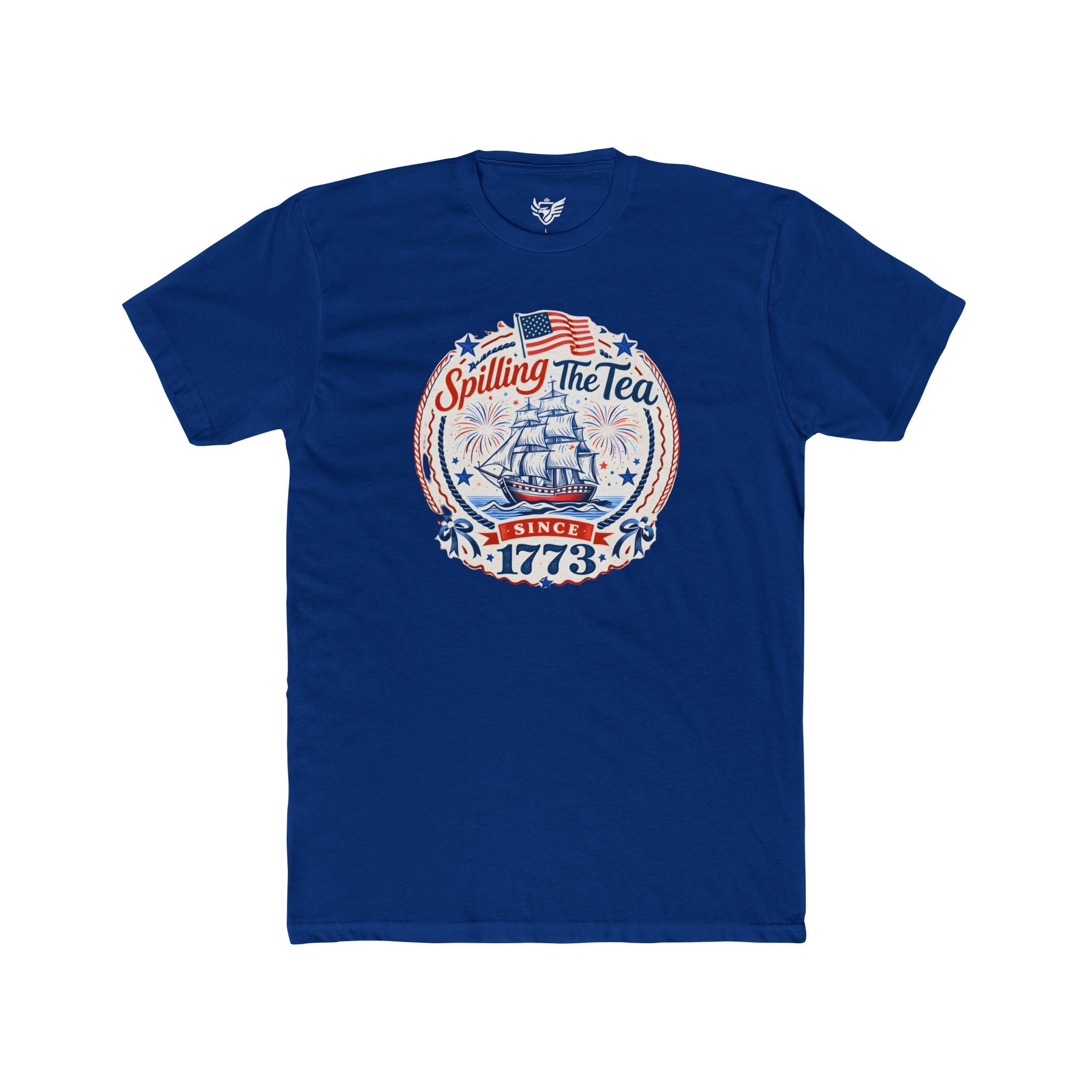 Spilling The Tea Cotton Crew Tee