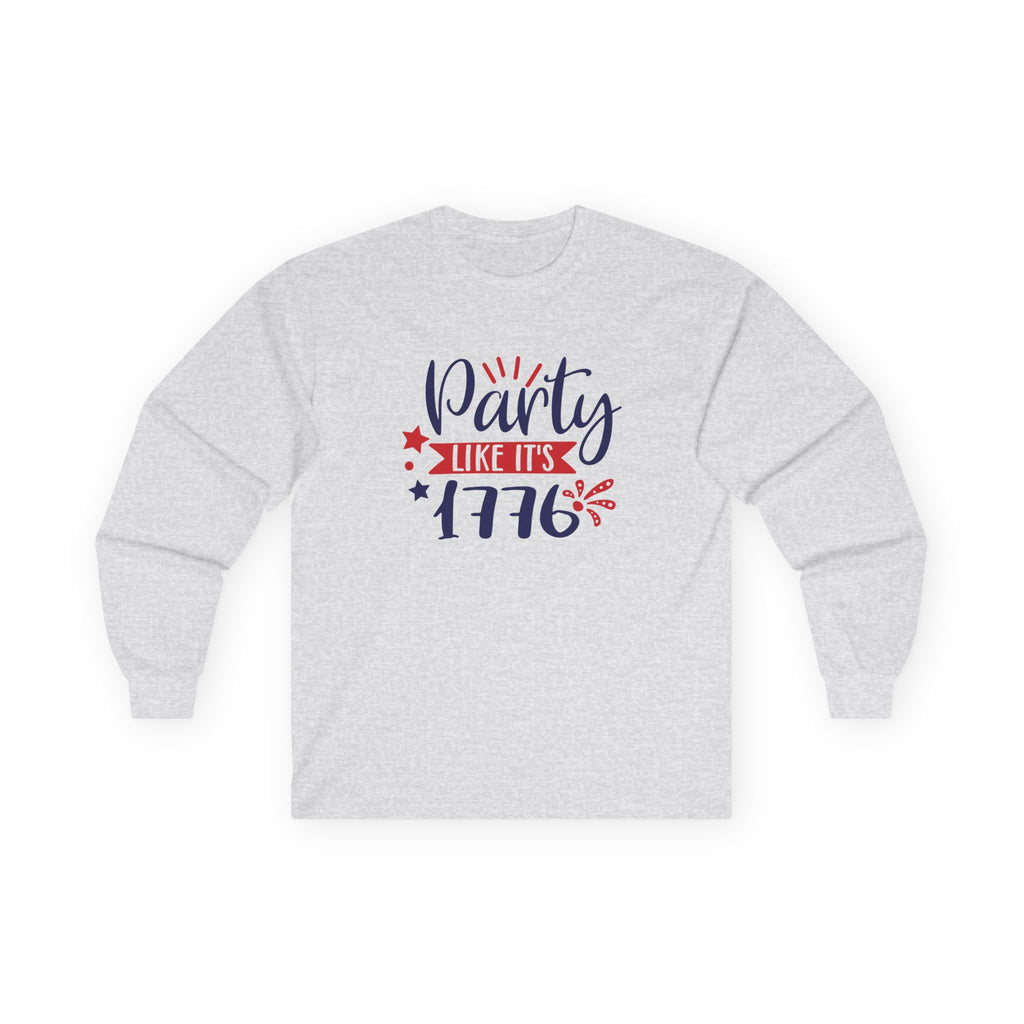 Party Like It's 1776 Cotton Long Sleeve Tee