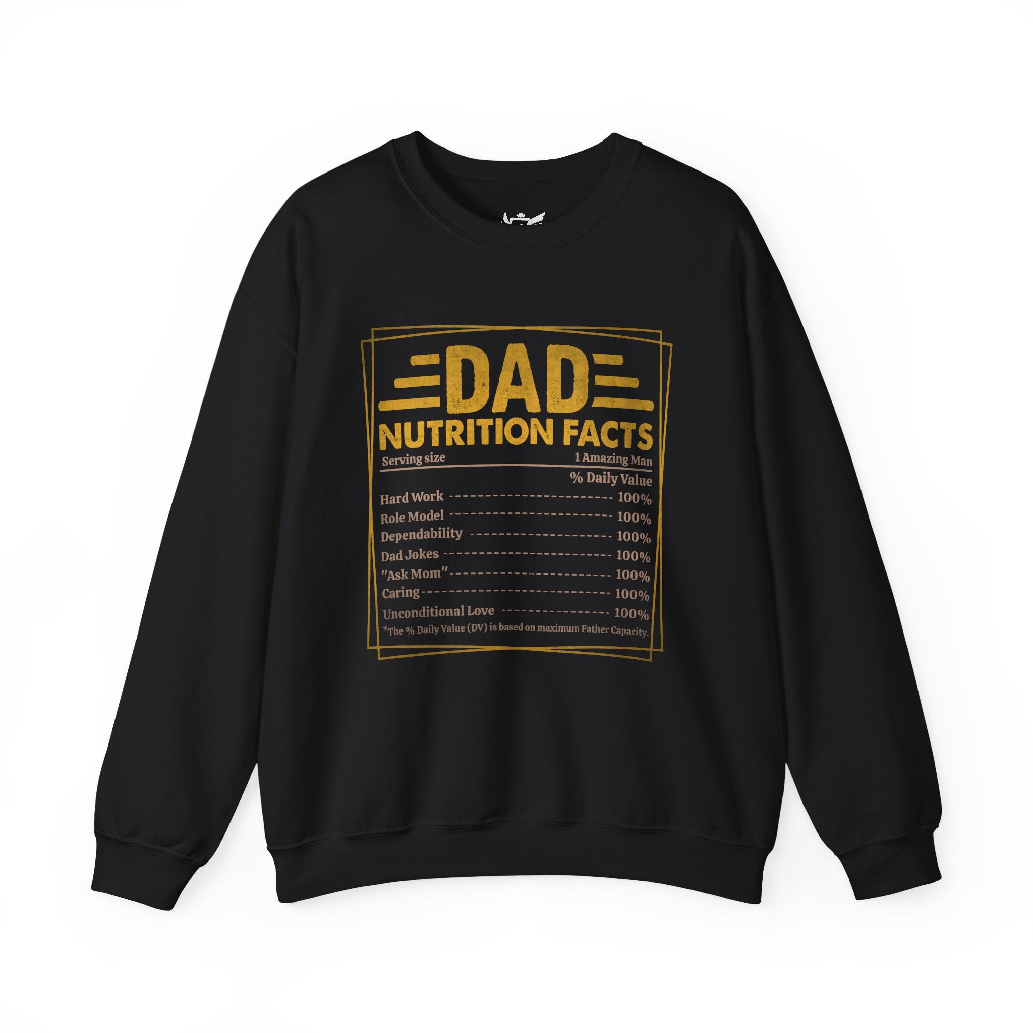 Dad Nutrition Facts Heavy Blend™ Crewneck Sweatshirt