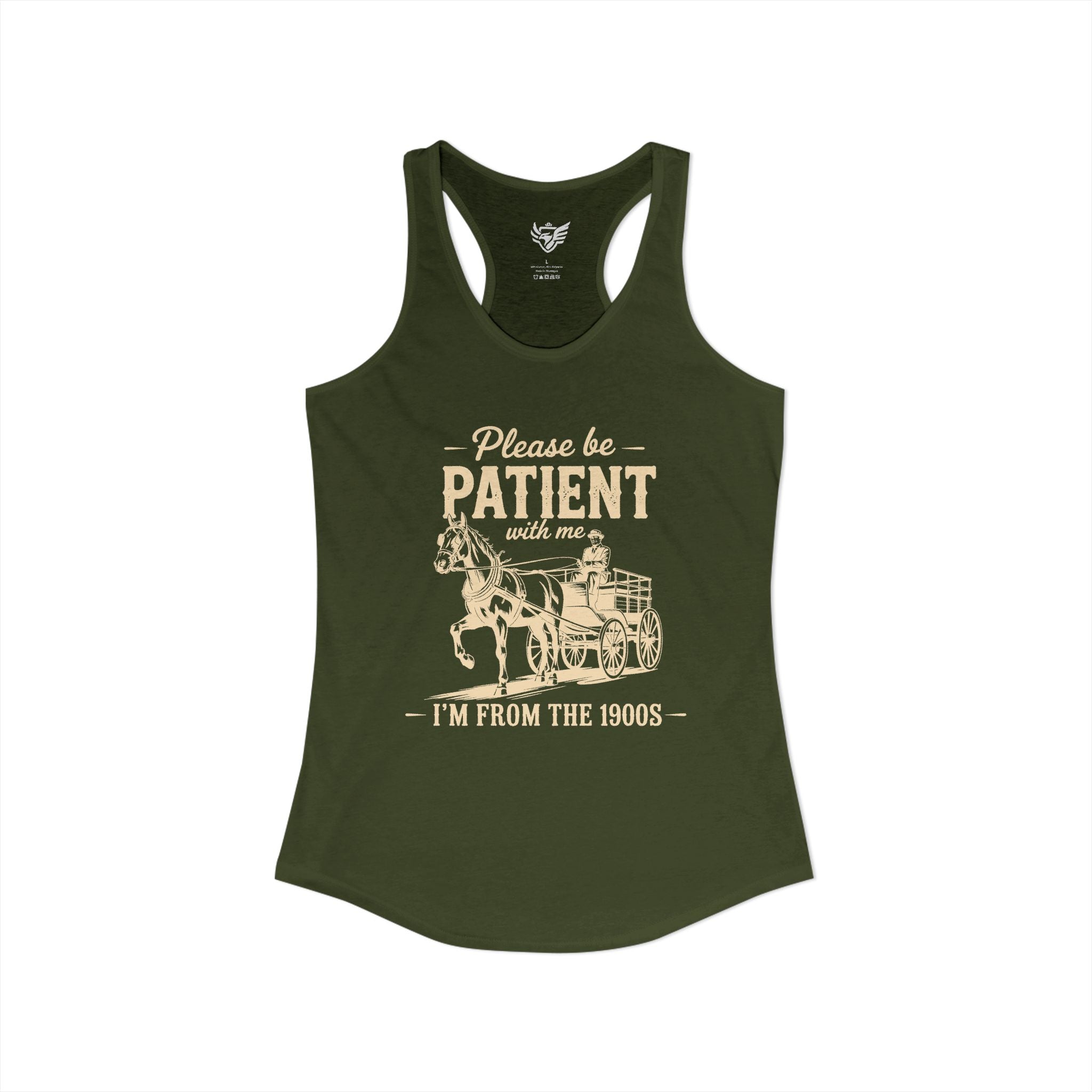 Please Be Patient With Me I'm From the 1900s Ideal Racerback Tank
