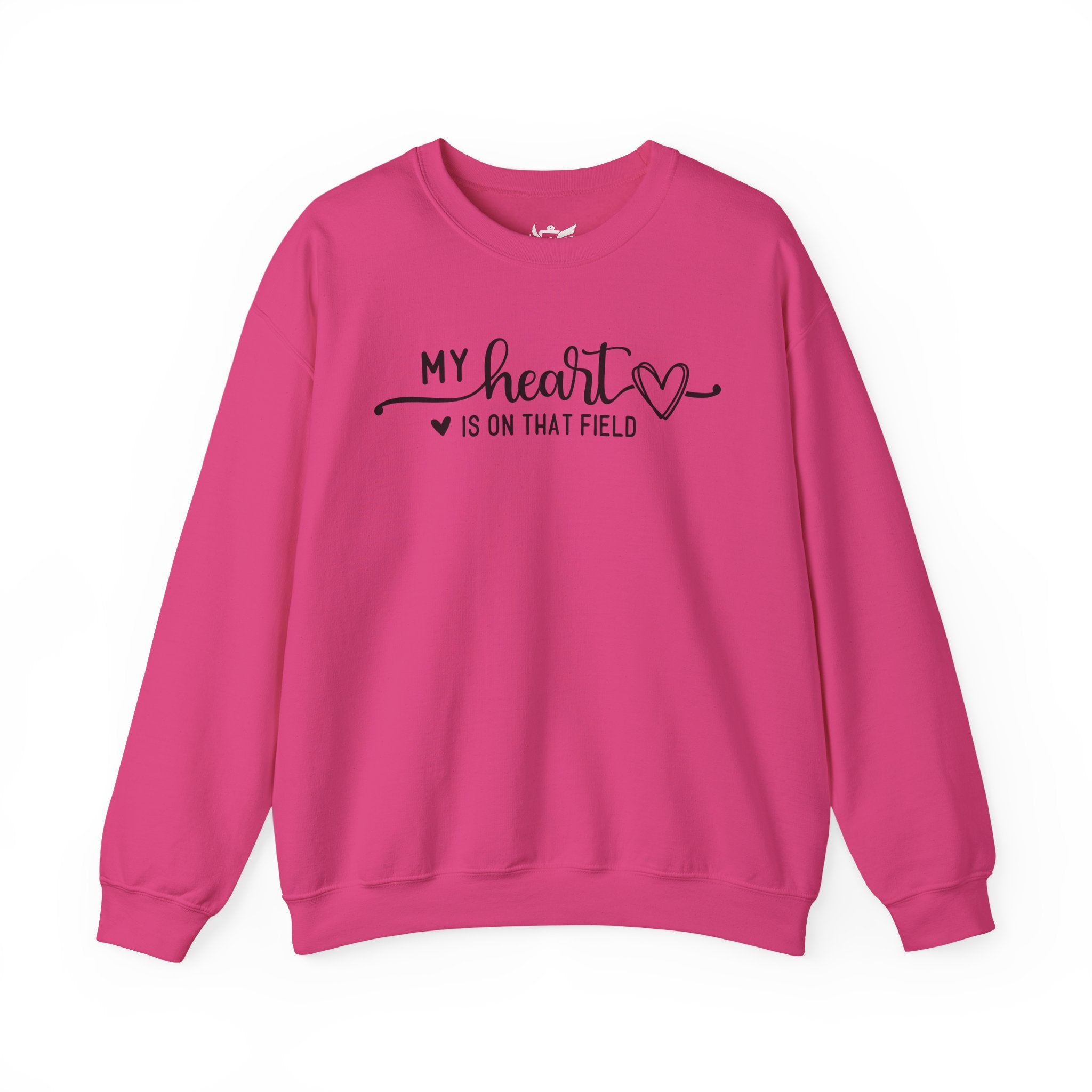 My Heart is on that Field Heavy Blend™ Crewneck Sweatshirt