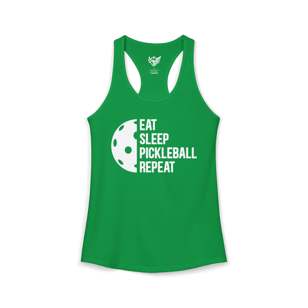 Eat Sleep Pickleball Ideal Racerback Tank