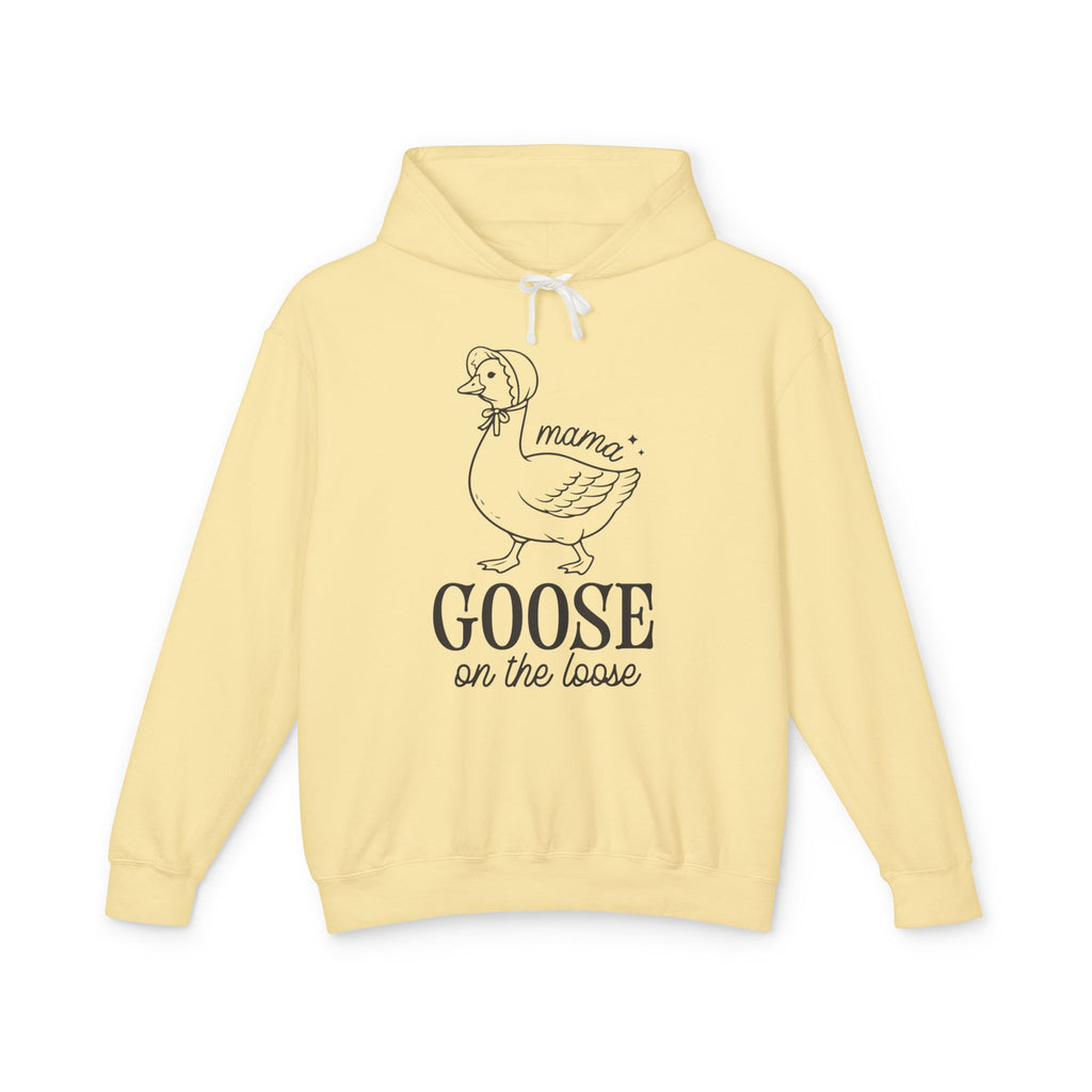 Mama Goose on the Loose Lightweight Hooded Sweatshirt