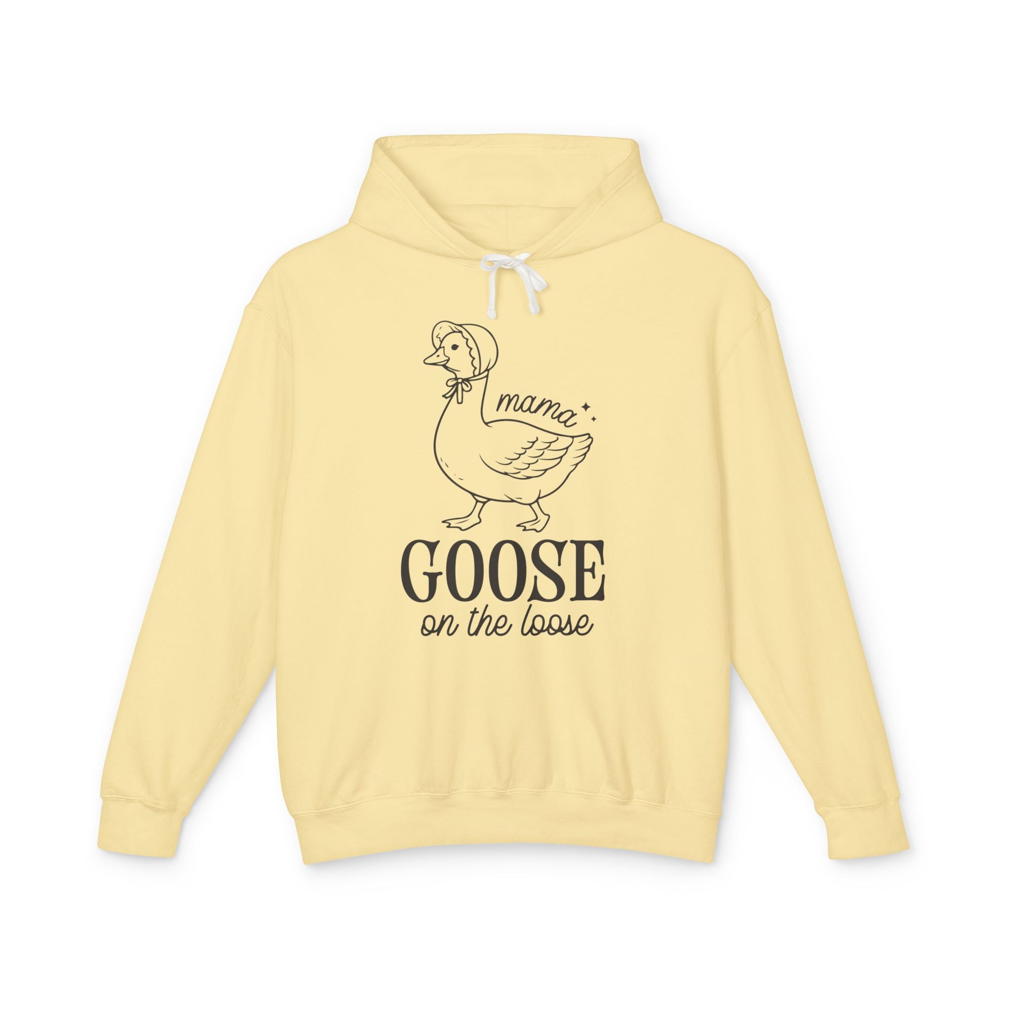Mama Goose on the Loose Lightweight Hooded Sweatshirt
