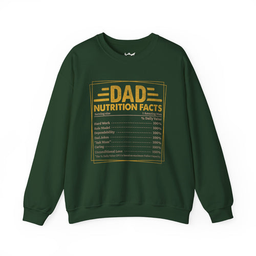 Dad Nutrition Facts Heavy Blend™ Crewneck Sweatshirt