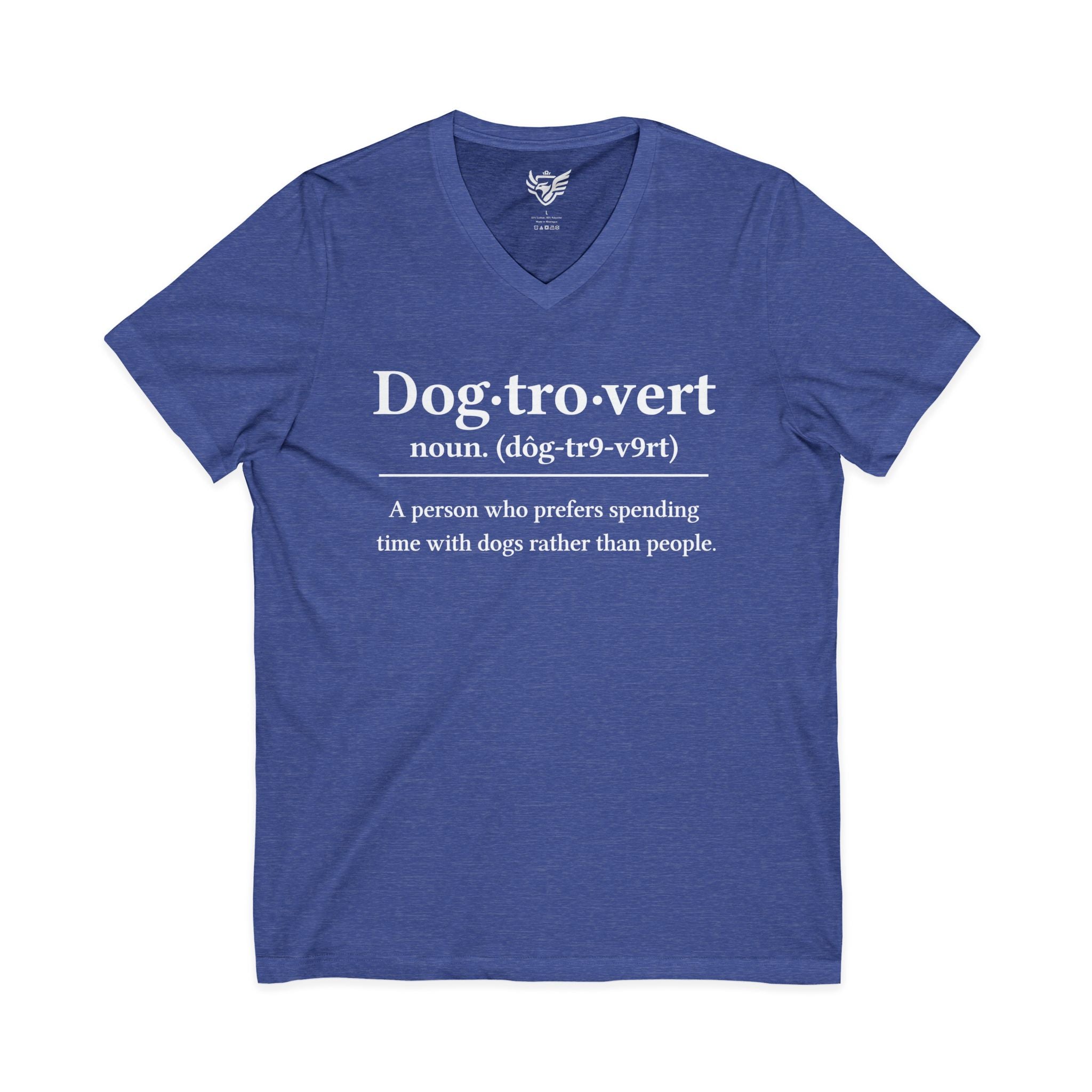 Dog-Tro-Vert Jersey Short Sleeve V-Neck Tee