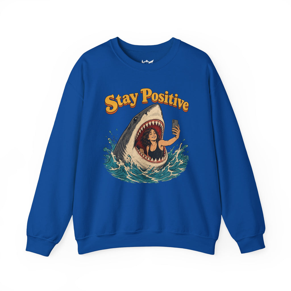 Stay Positive Heavy Blend™ Crewneck Sweatshirt