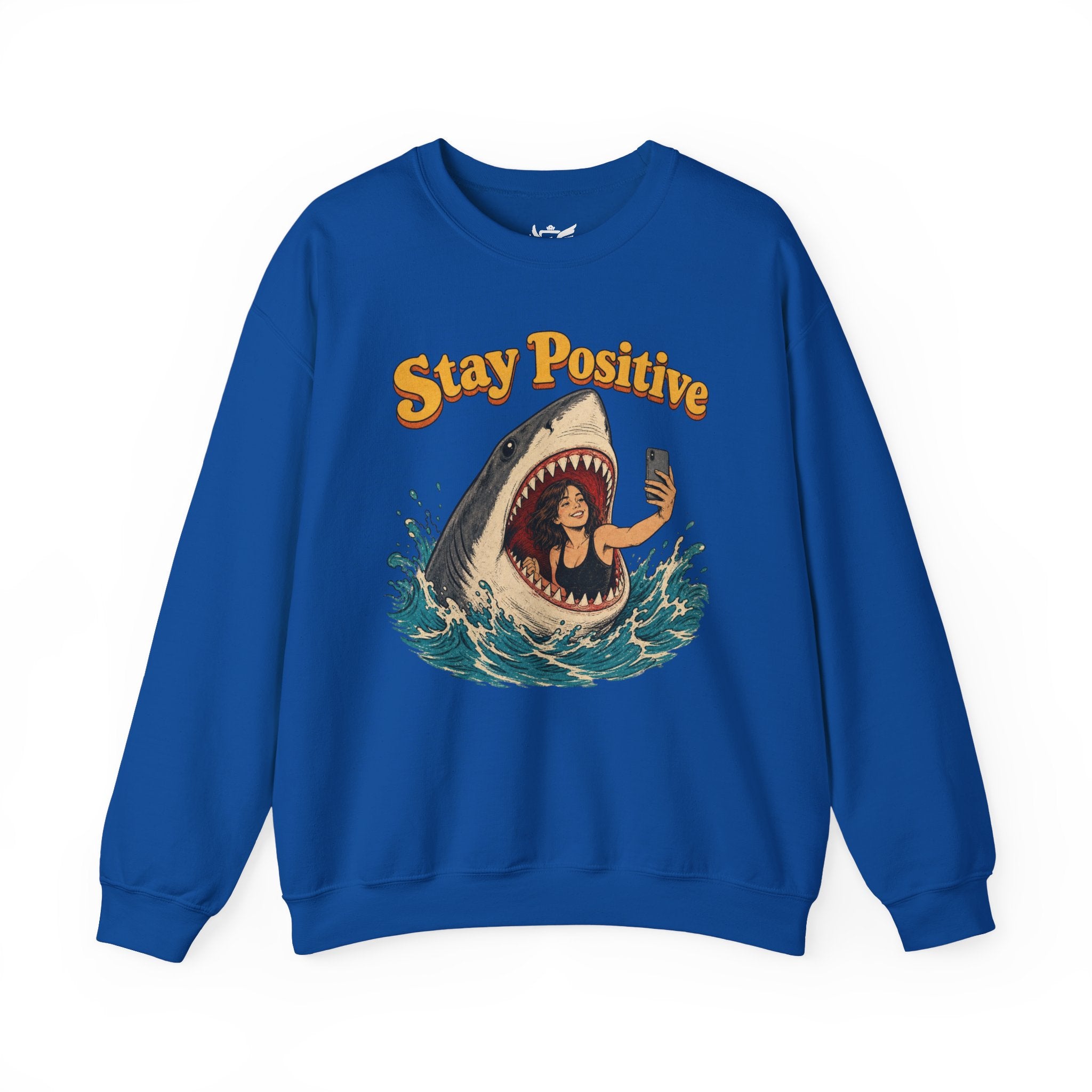 Stay Positive Heavy Blend™ Crewneck Sweatshirt