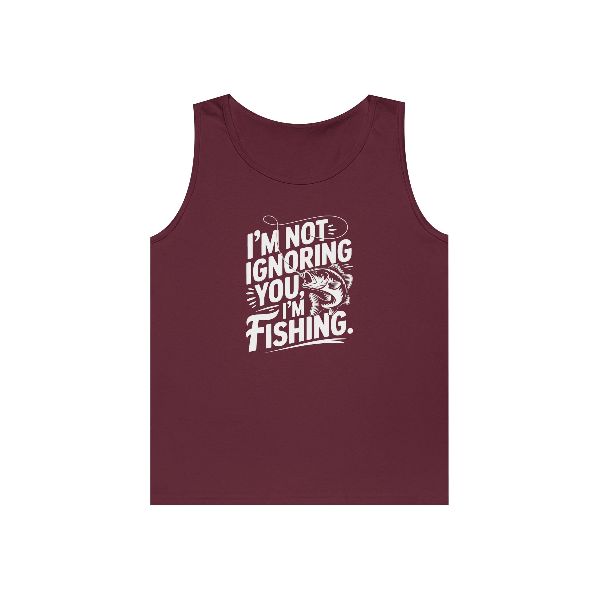 I'm Not Ignoring You Heavy Cotton Tank Top