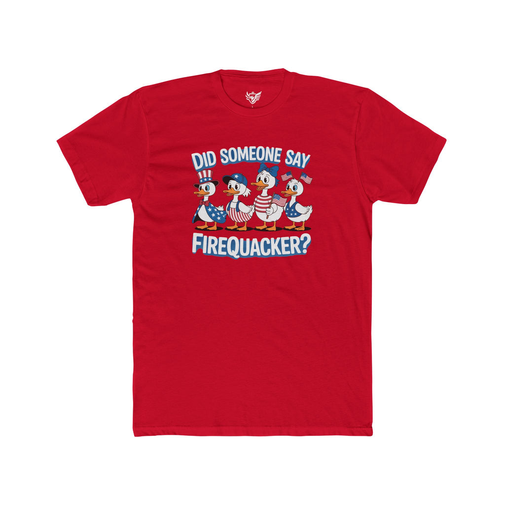 Firequackers Cotton Crew Tee