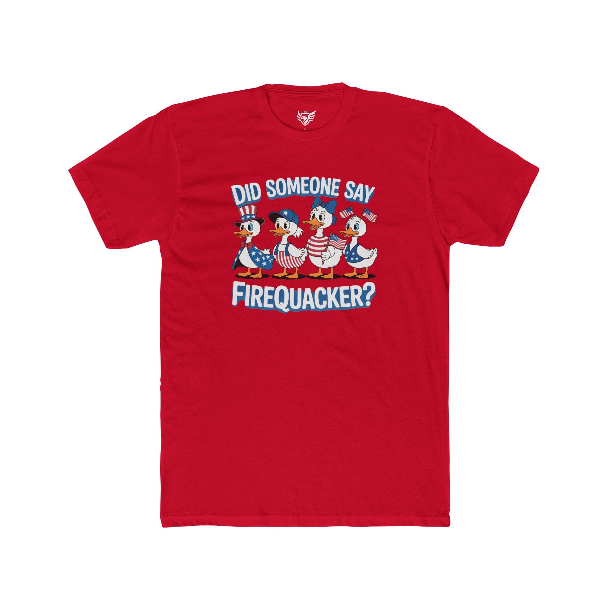 Firequackers Cotton Crew Tee