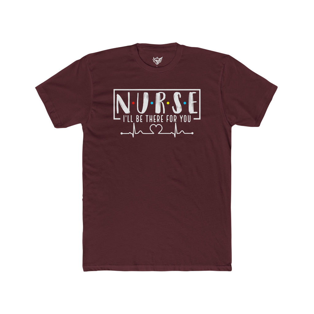 Friends Theme Nurse Cotton Crew Tee