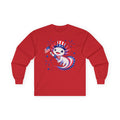 Patriotic Axolotl Cotton Long Sleeve Tee