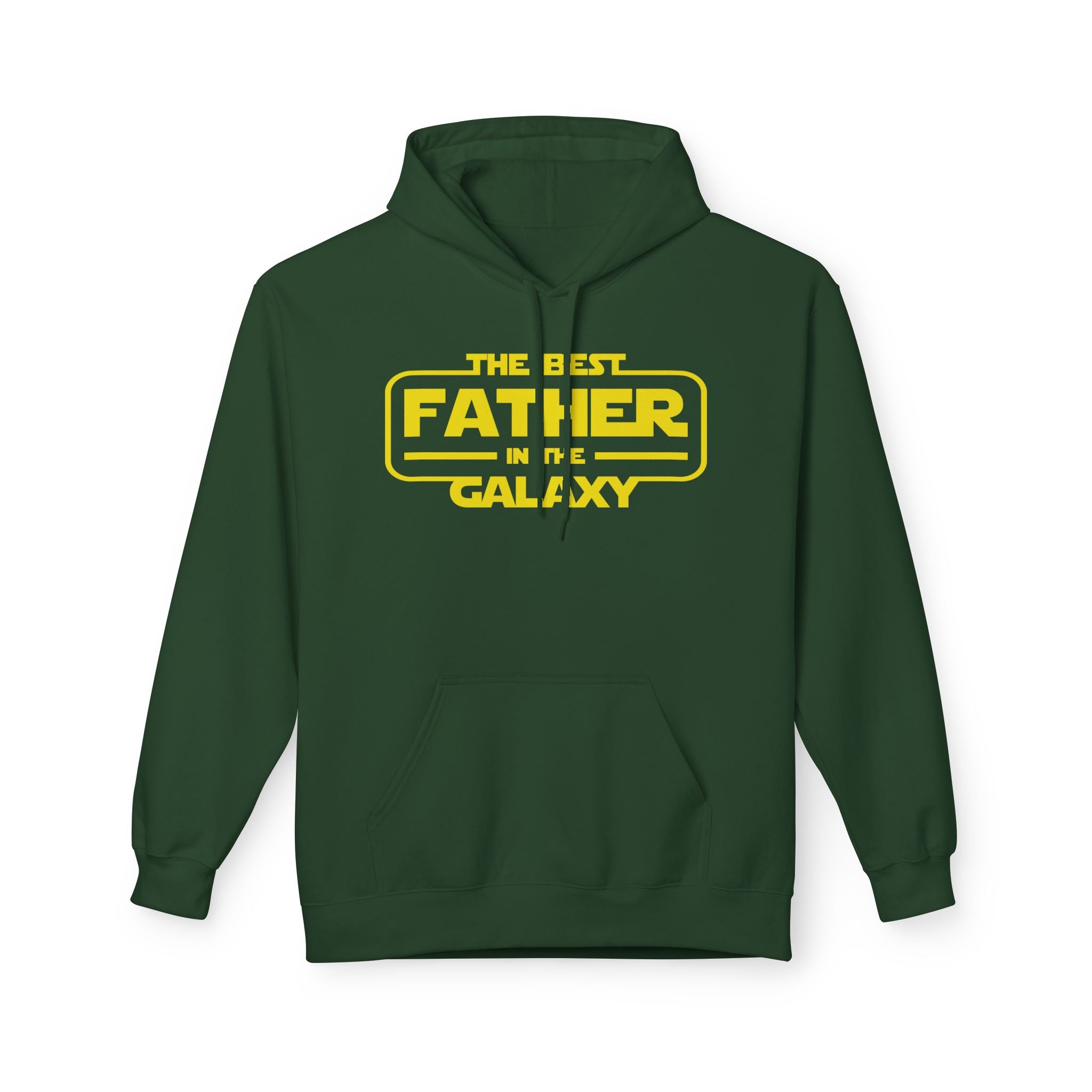 The Best Father in the Galaxy Midweight Softstyle Fleece Hoodie