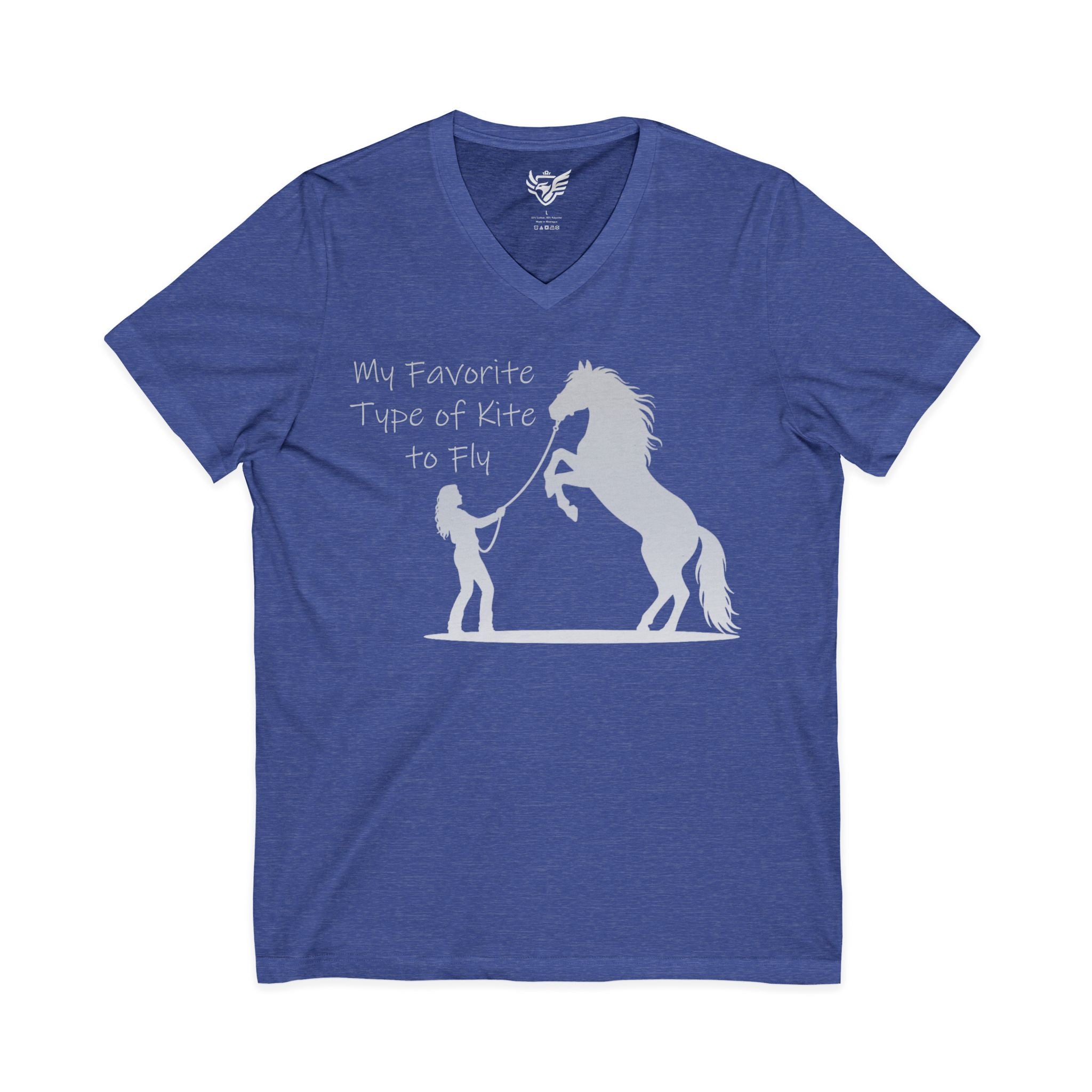 My Favorite Type of Kite Jersey Short Sleeve V-Neck Tee