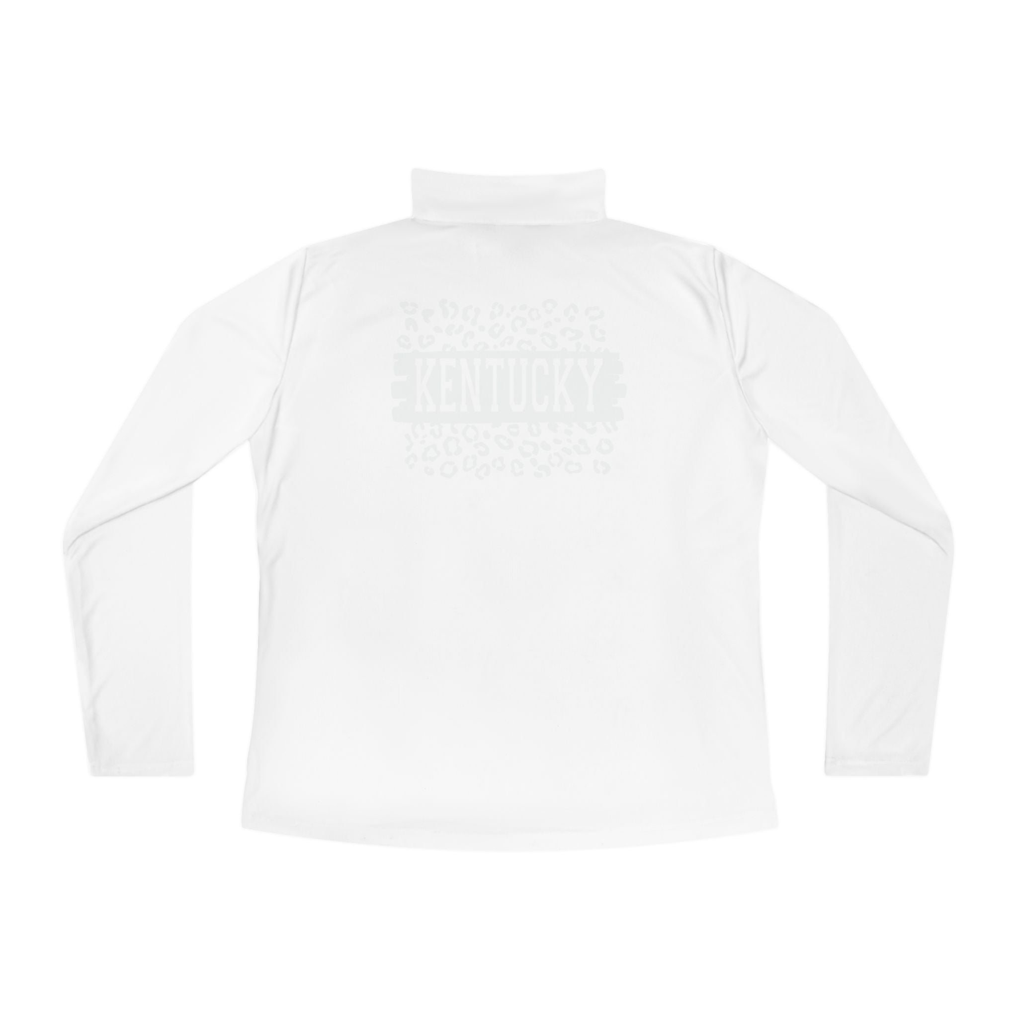 Ladies KY Leopard Quarter-Zip Pullover