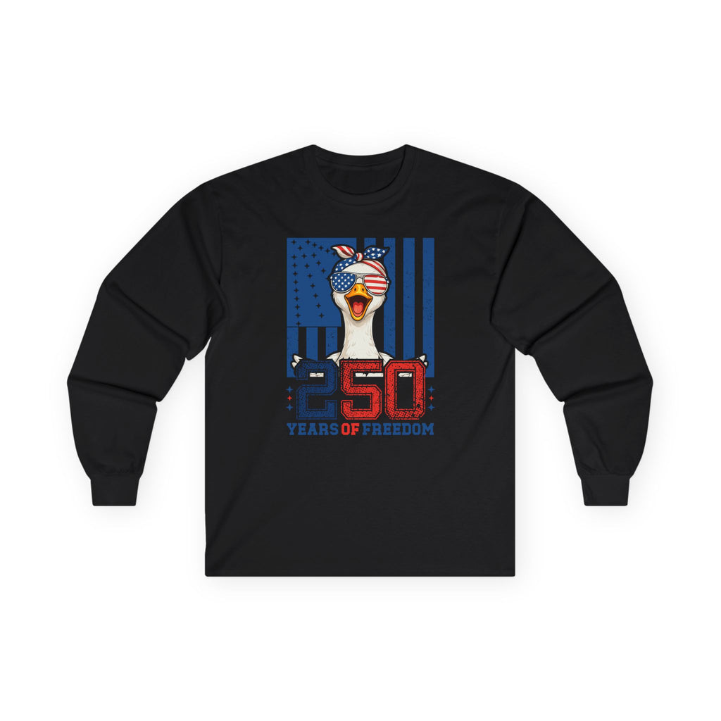 Celebration Goose Cotton Long Sleeve Tee