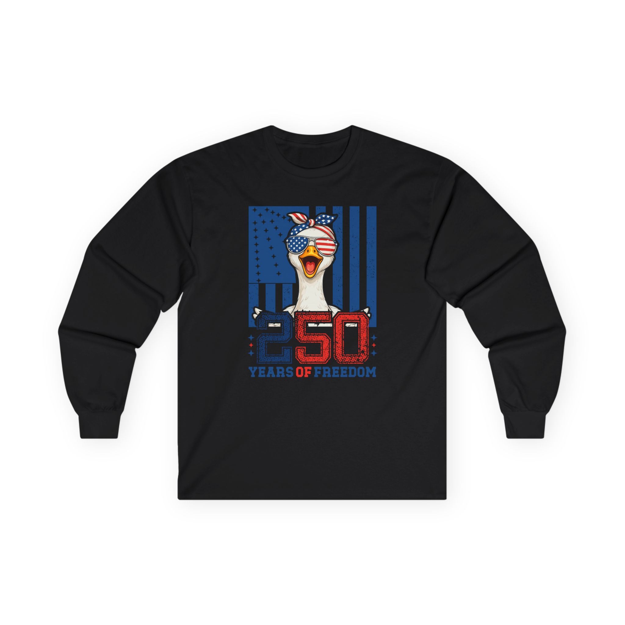 Celebration Goose Cotton Long Sleeve Tee