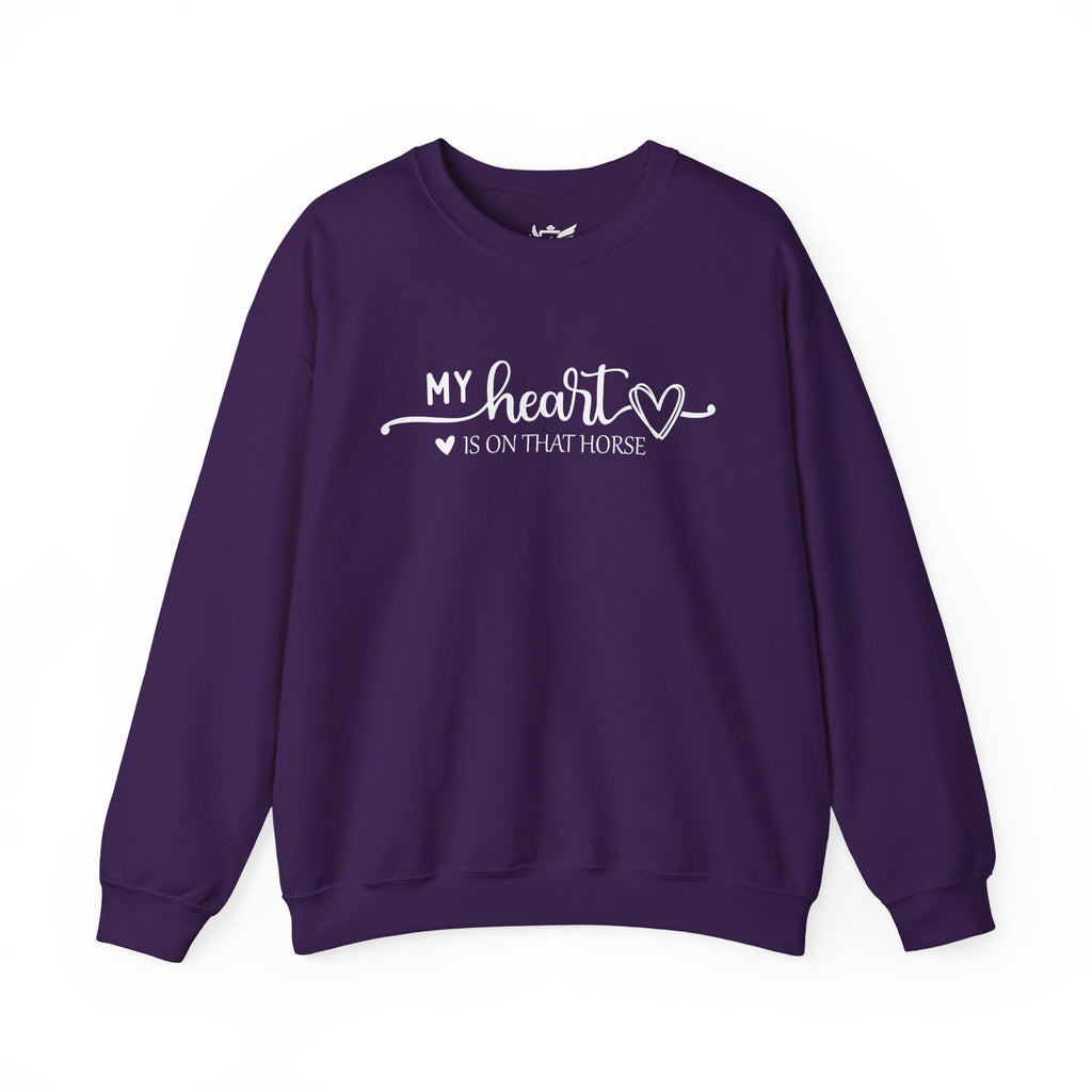 Heart on Horse Heavy Blend™ Crewneck Sweatshirt