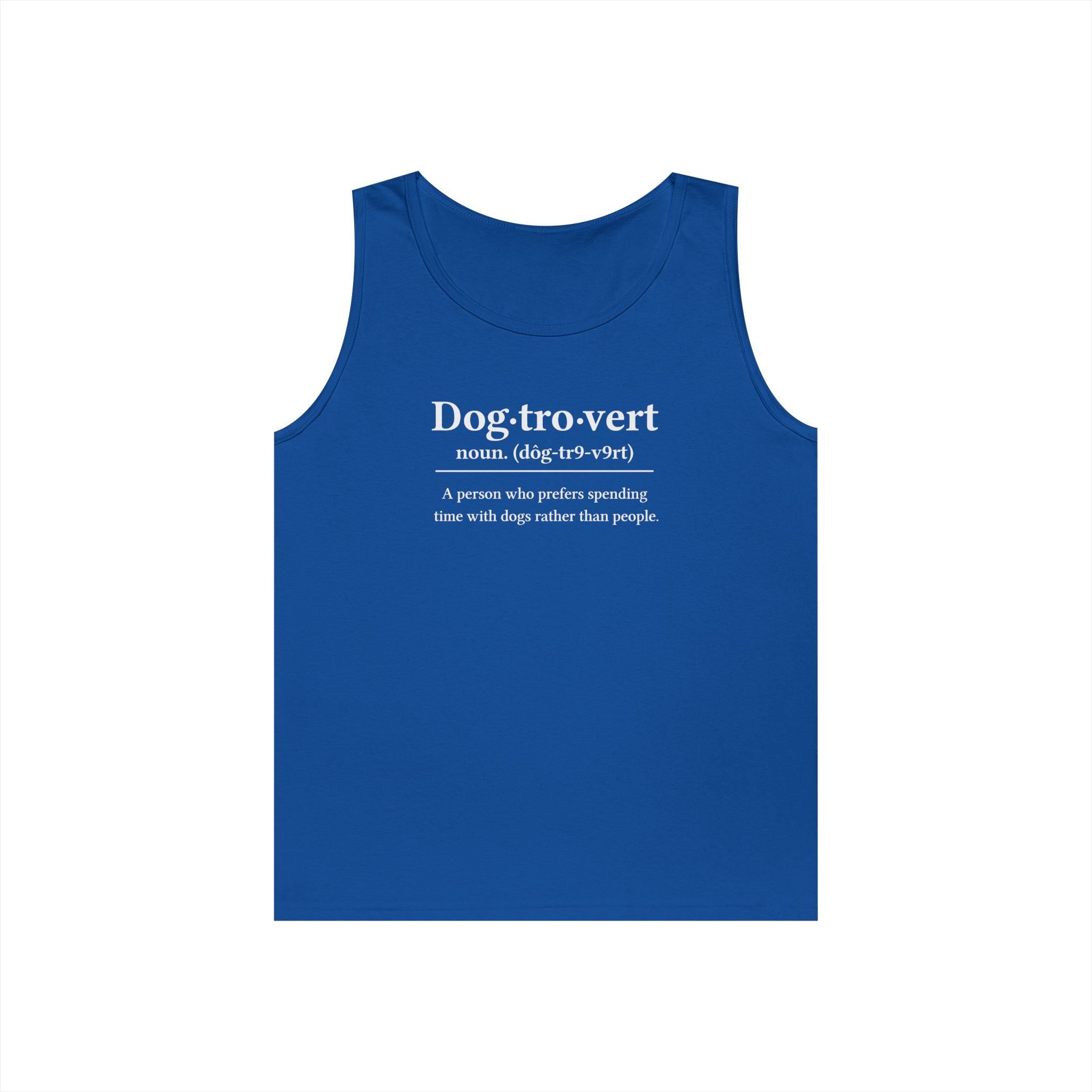 Dog-Tro-Vert Heavy Cotton Tank Top