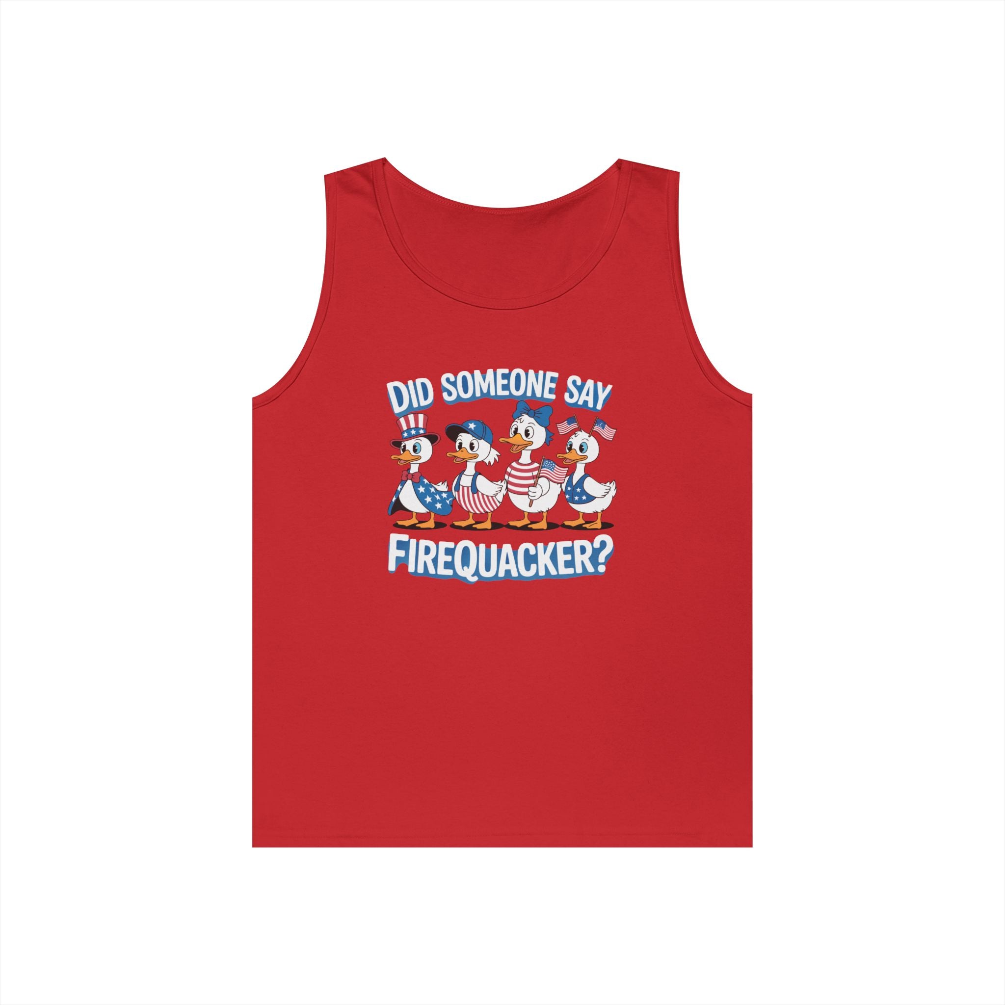 Firequackers Heavy Cotton Tank Top