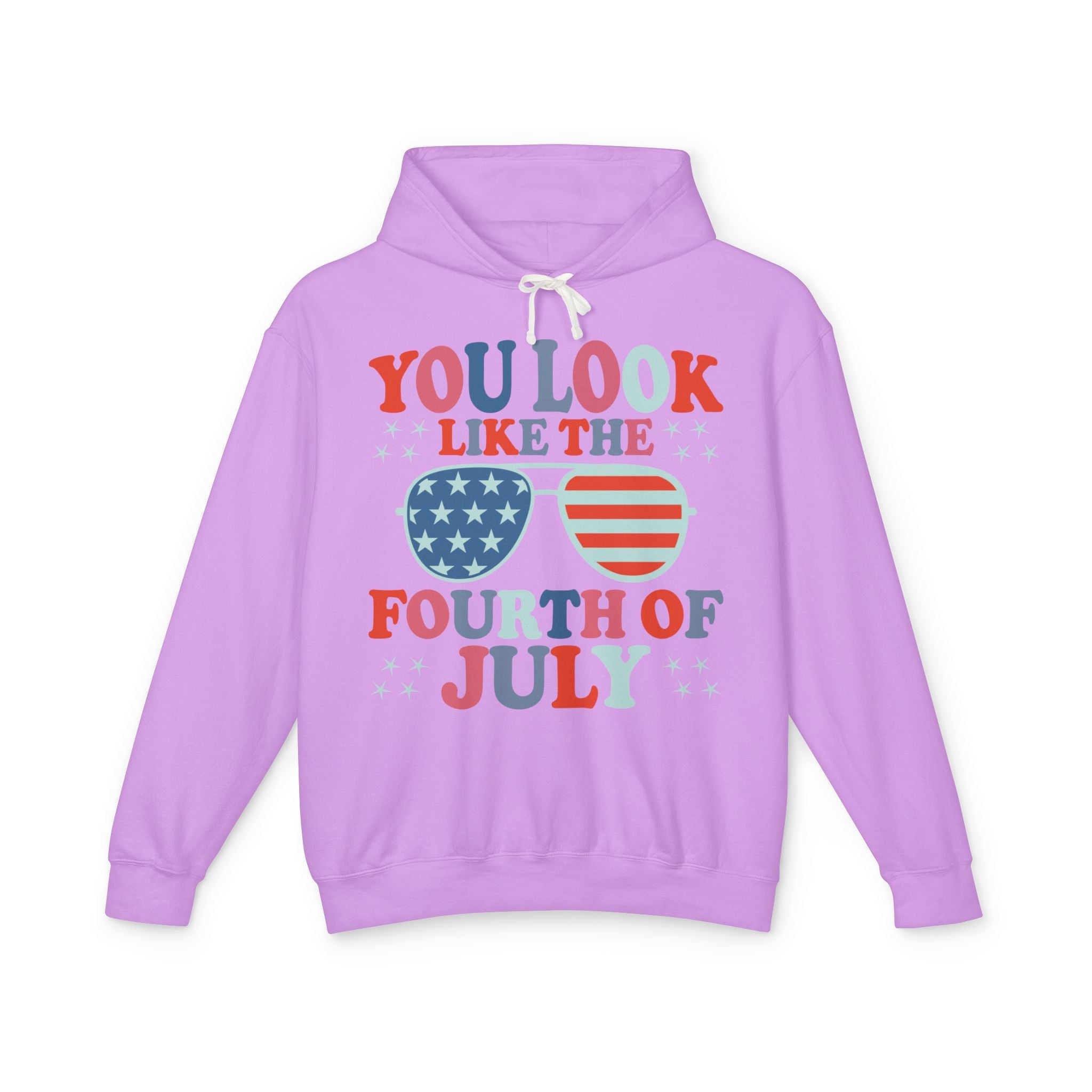 You Look Like Lightweight Hooded Sweatshirt