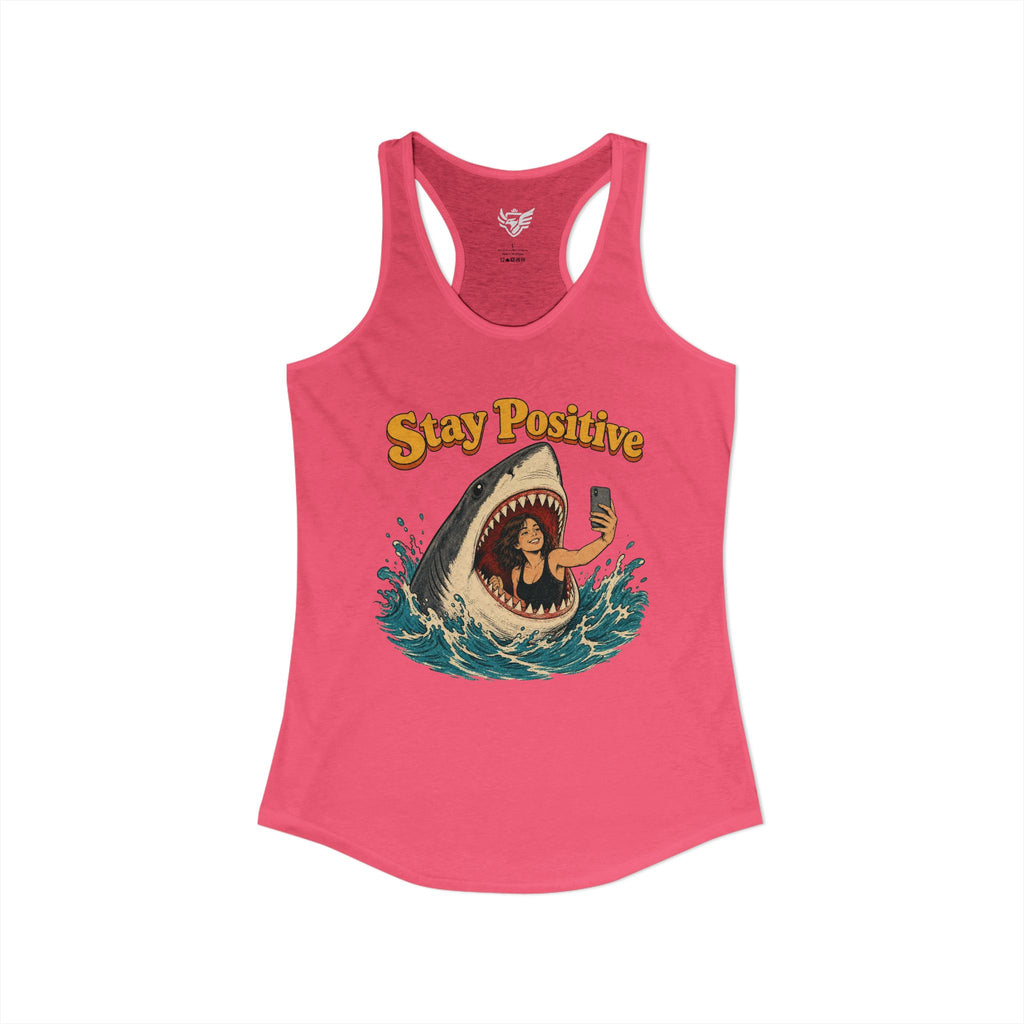 Stay Positive Ideal Racerback Tank