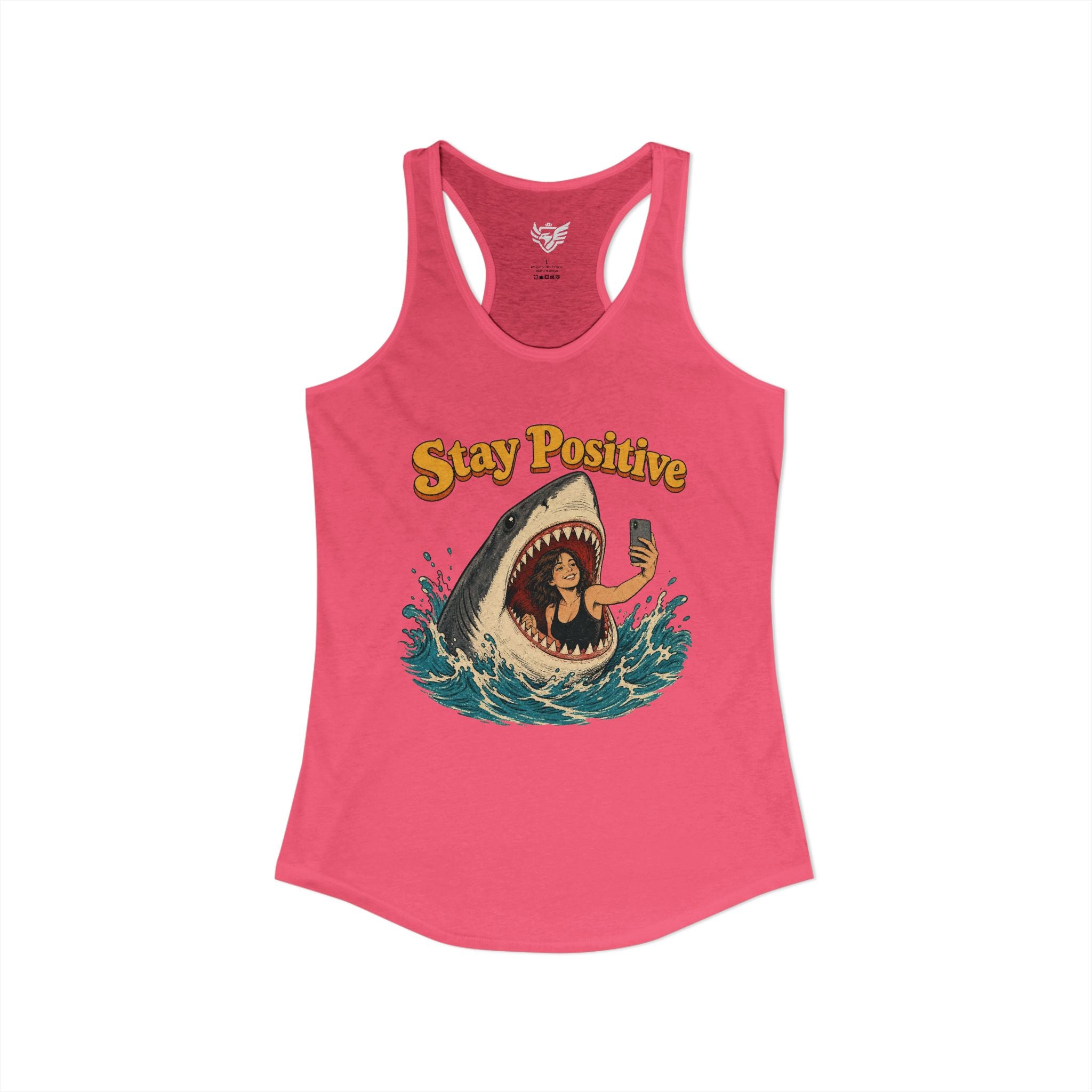 Stay Positive Ideal Racerback Tank