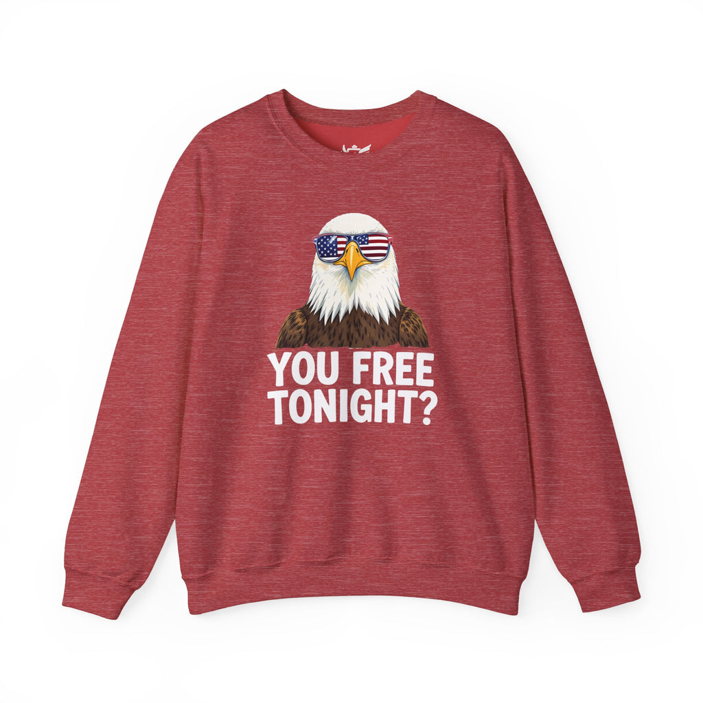 You Free Tonight? Heavy Blend™ Crewneck Sweatshirt