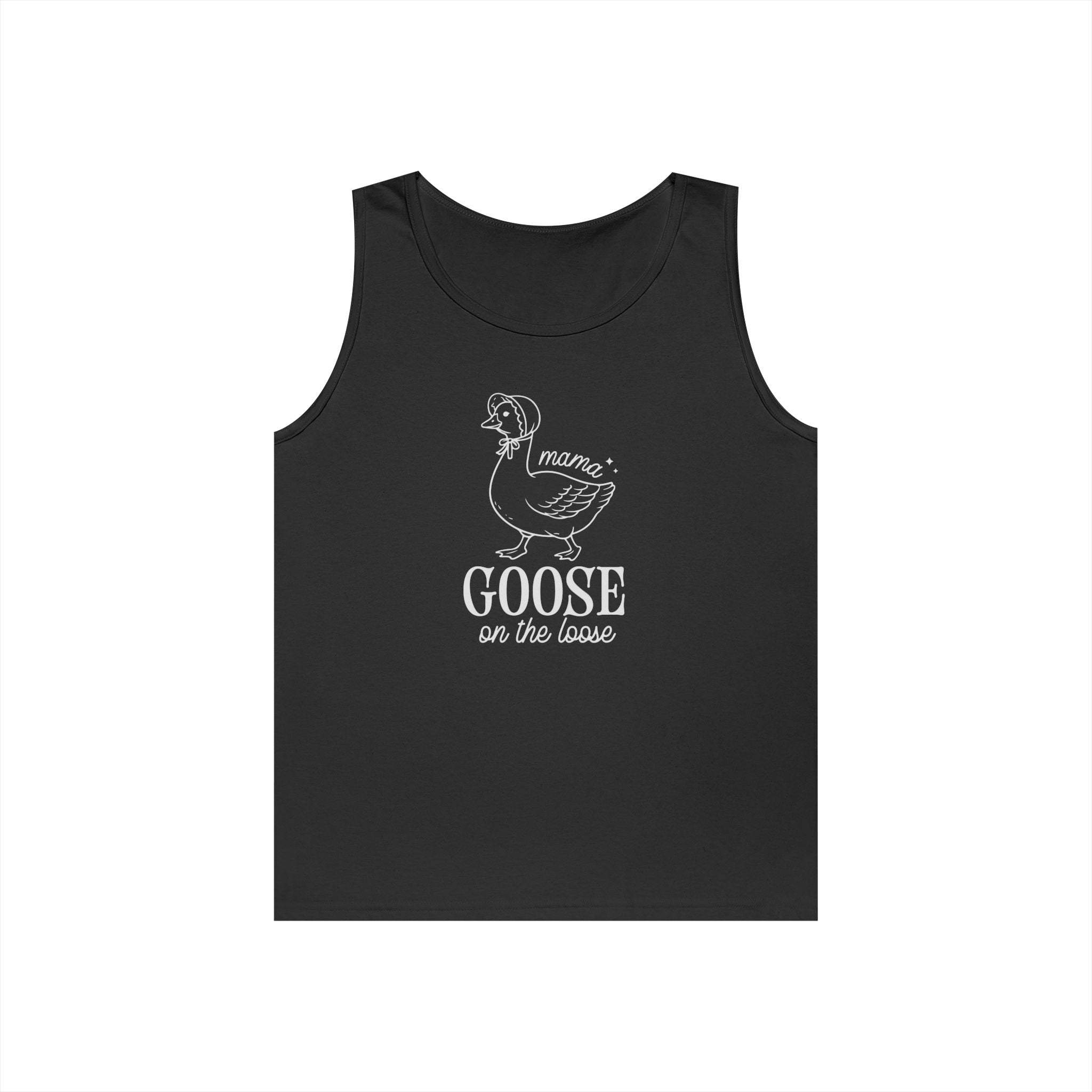 Mama Goose on the Loose Heavy Cotton Tank Top