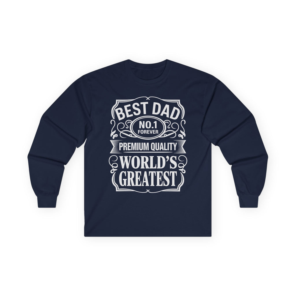Bourbon Dad Cotton Long Sleeve Tee