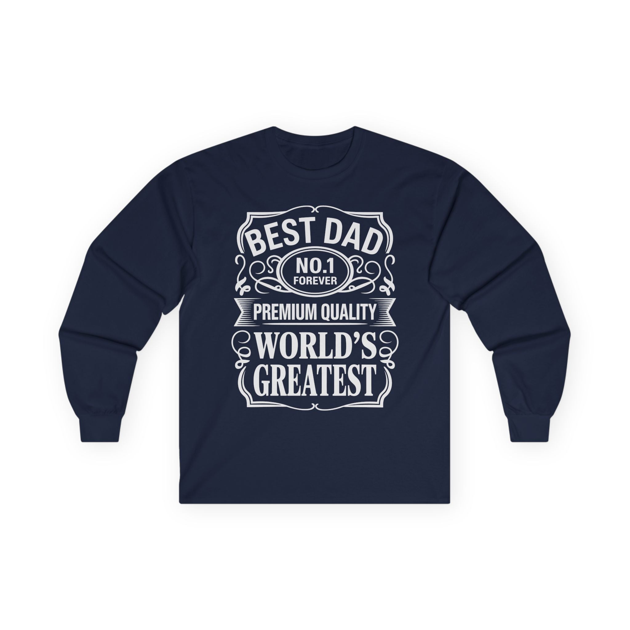Bourbon Dad Cotton Long Sleeve Tee