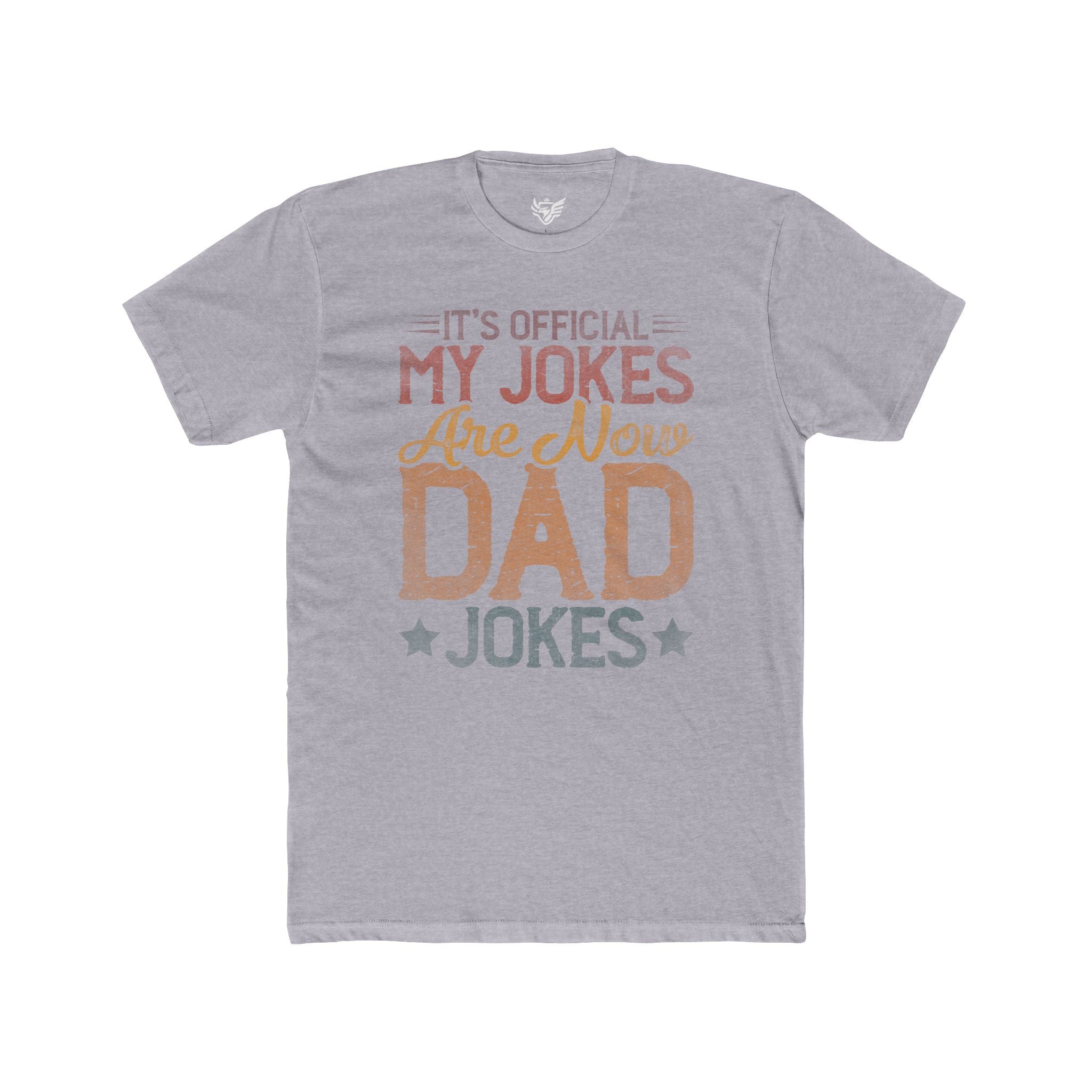Dad Jokes Cotton Crew Tee