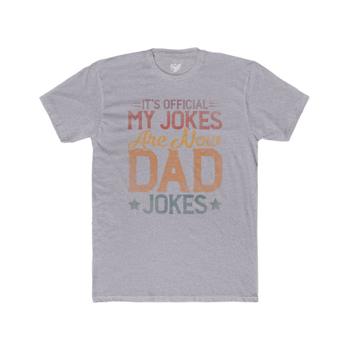 Dad Jokes Cotton Crew Tee