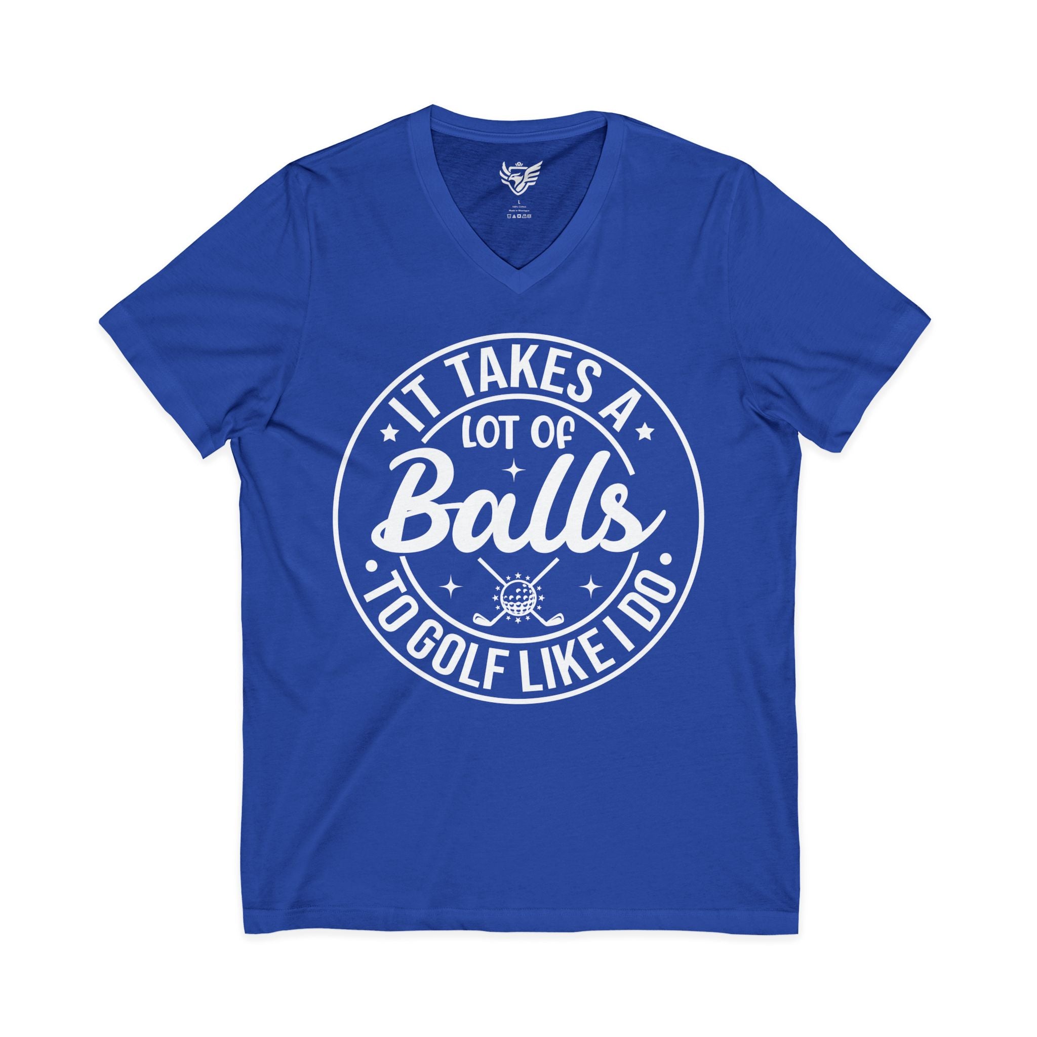 Golf Like I Do Jersey Short Sleeve V-Neck Tee