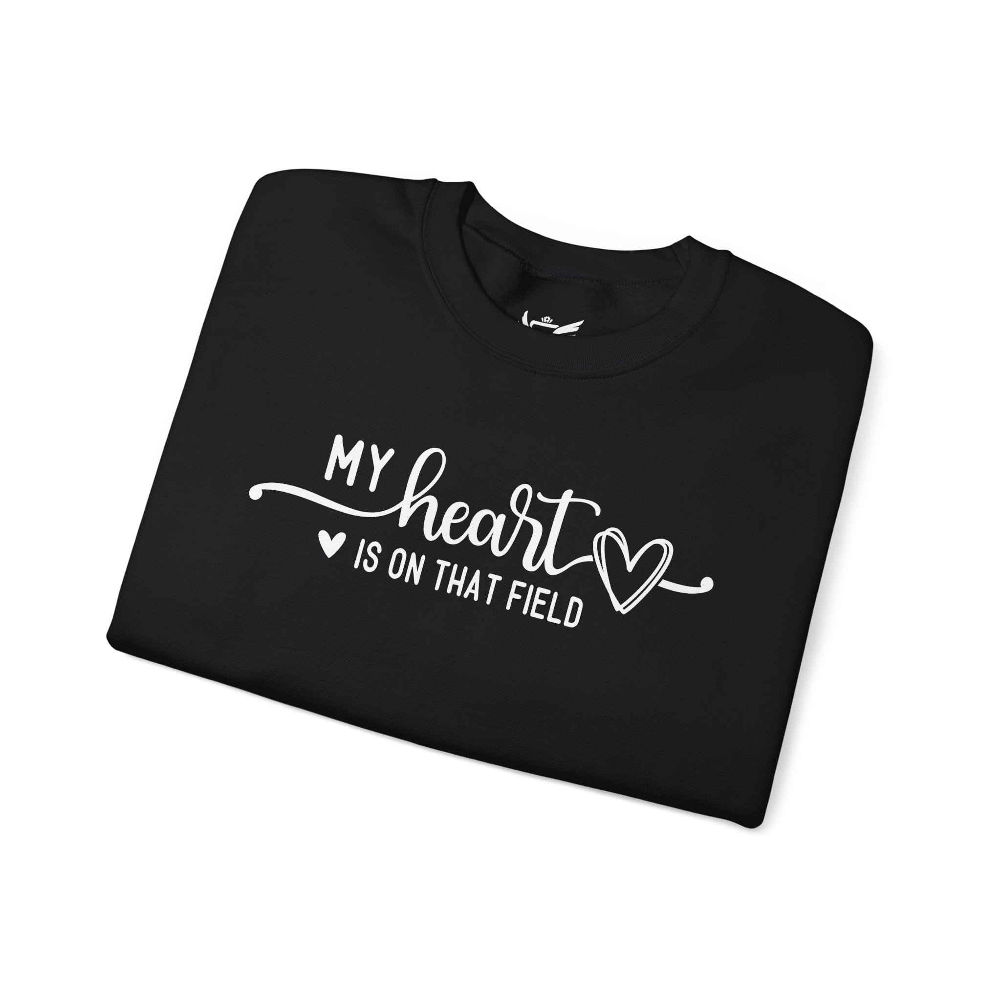 My Heart is on that Field Heavy Blend™ Crewneck Sweatshirt