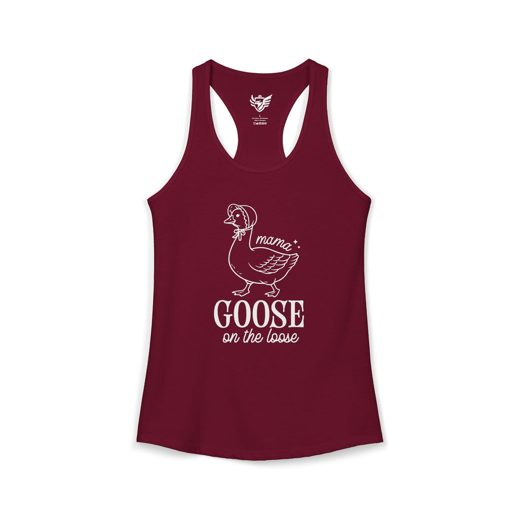 Mama Goose on the Loose Ideal Racerback Tank