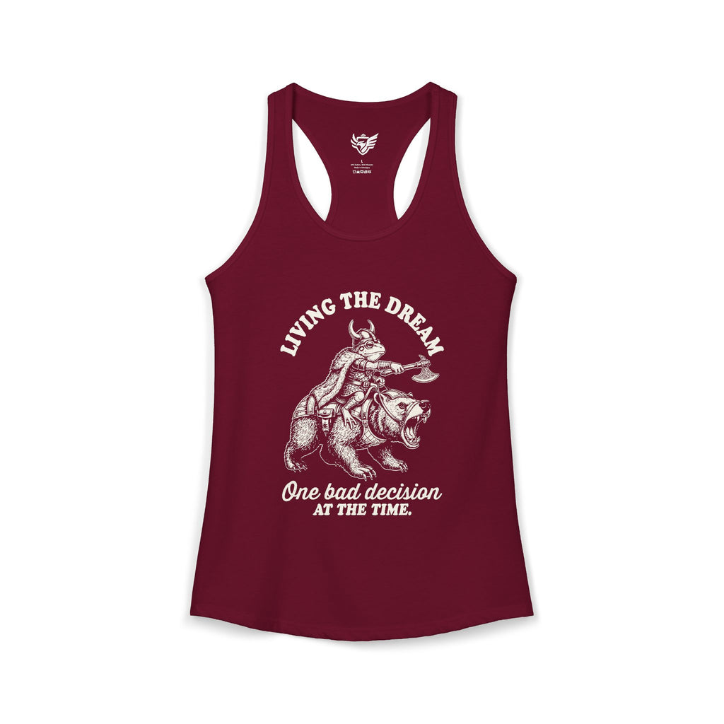Living The Dream Ideal Racerback Tank