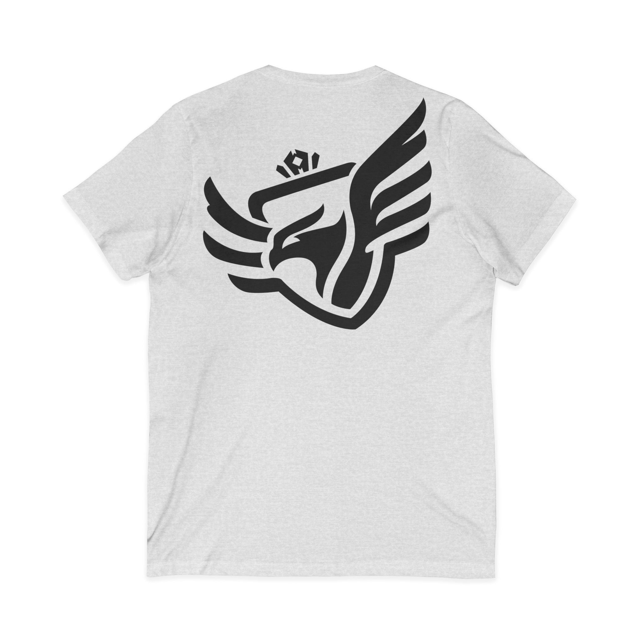 Royal Sparrow Jersey Short Sleeve V-Neck Tee