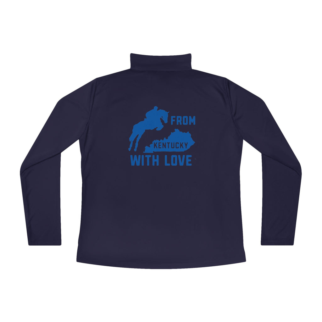 Ladies KY with Love Quarter-Zip Pullover