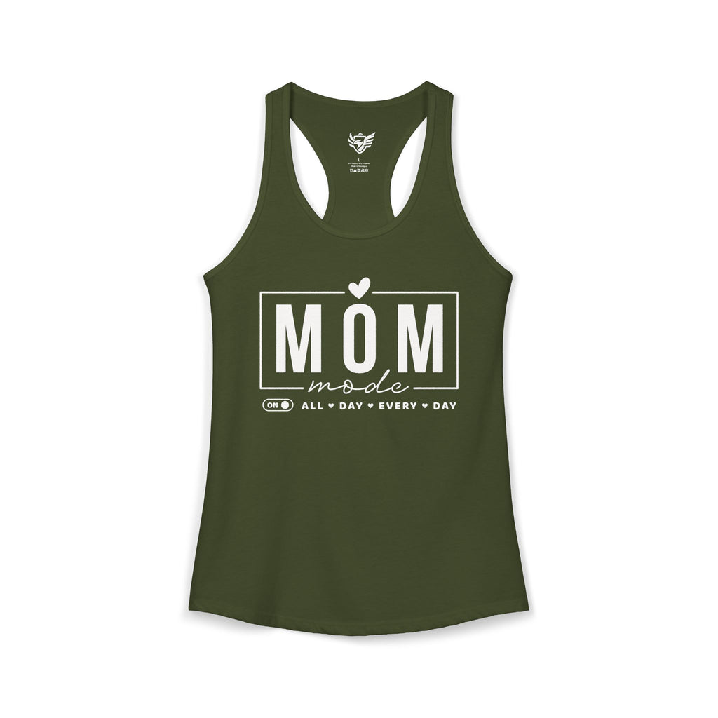 Mom Mode Ideal Racerback Tank