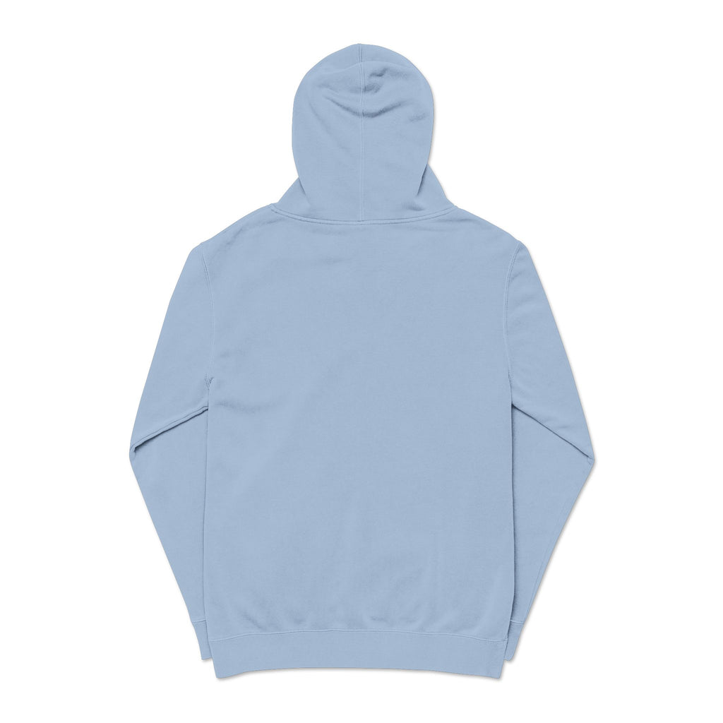 Unisex Embroidered KY Pigment-Dyed Hoodie